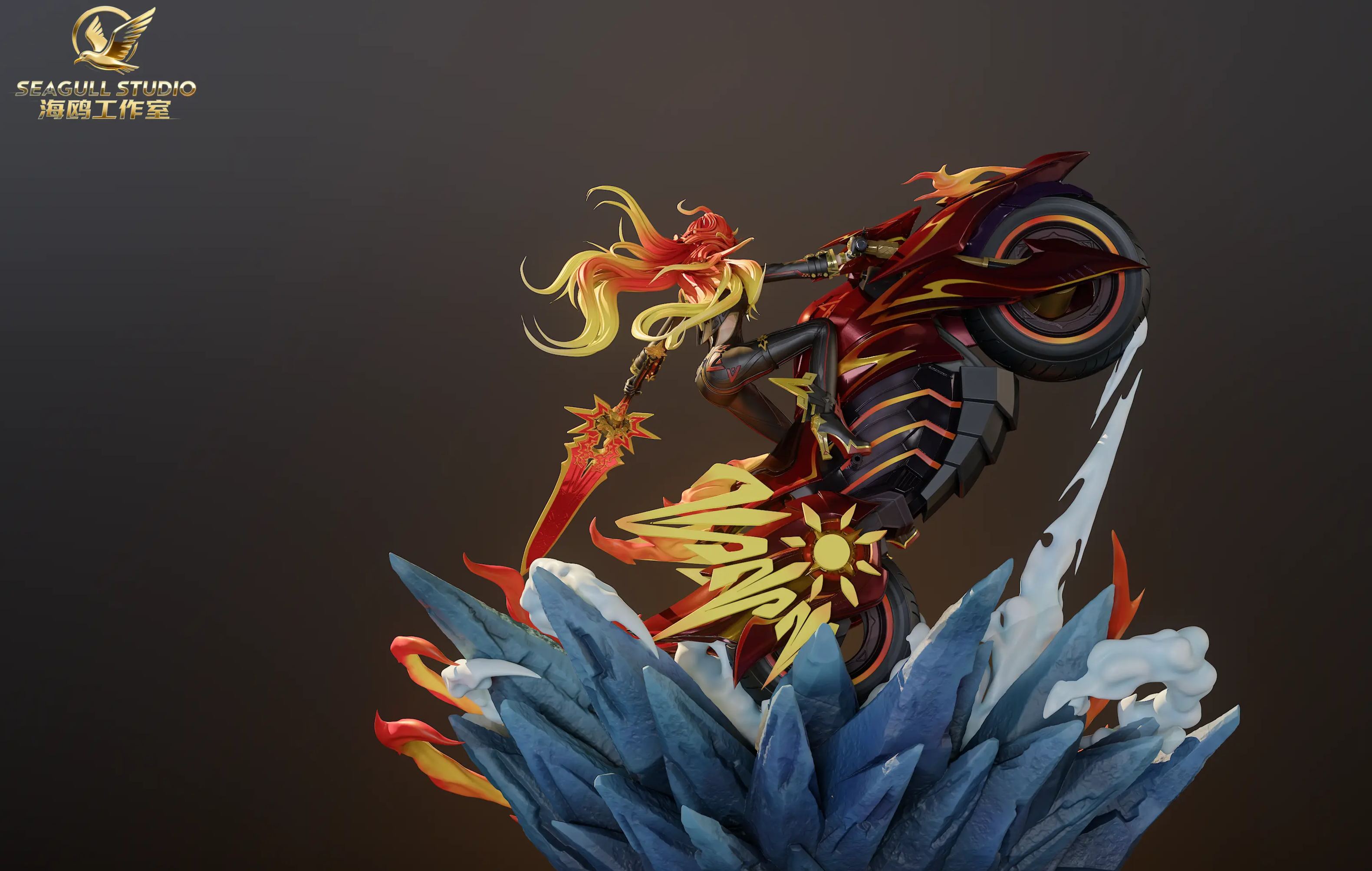 SEAGULL Studio - Scene Statue #01 Mavuika Genshin Impact Statue 