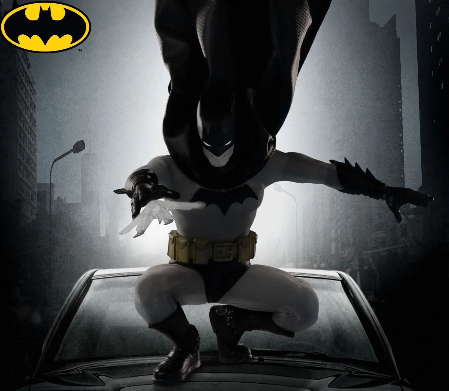 Mezco Studio - ONE:12 Collective / DC Comics: Batman 1/12 Action Figure BATMAN YEAR ONE ver Licensed