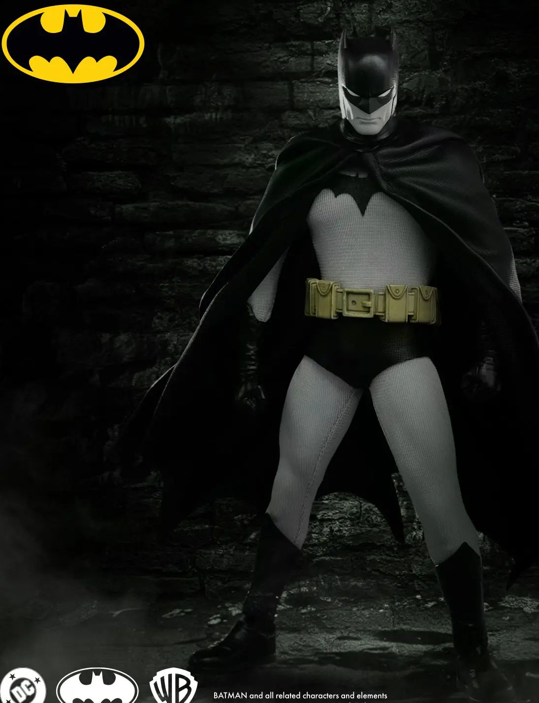 Mezco Studio - ONE:12 Collective / DC Comics: Batman 1/12 Action Figure BATMAN YEAR ONE ver Licensed