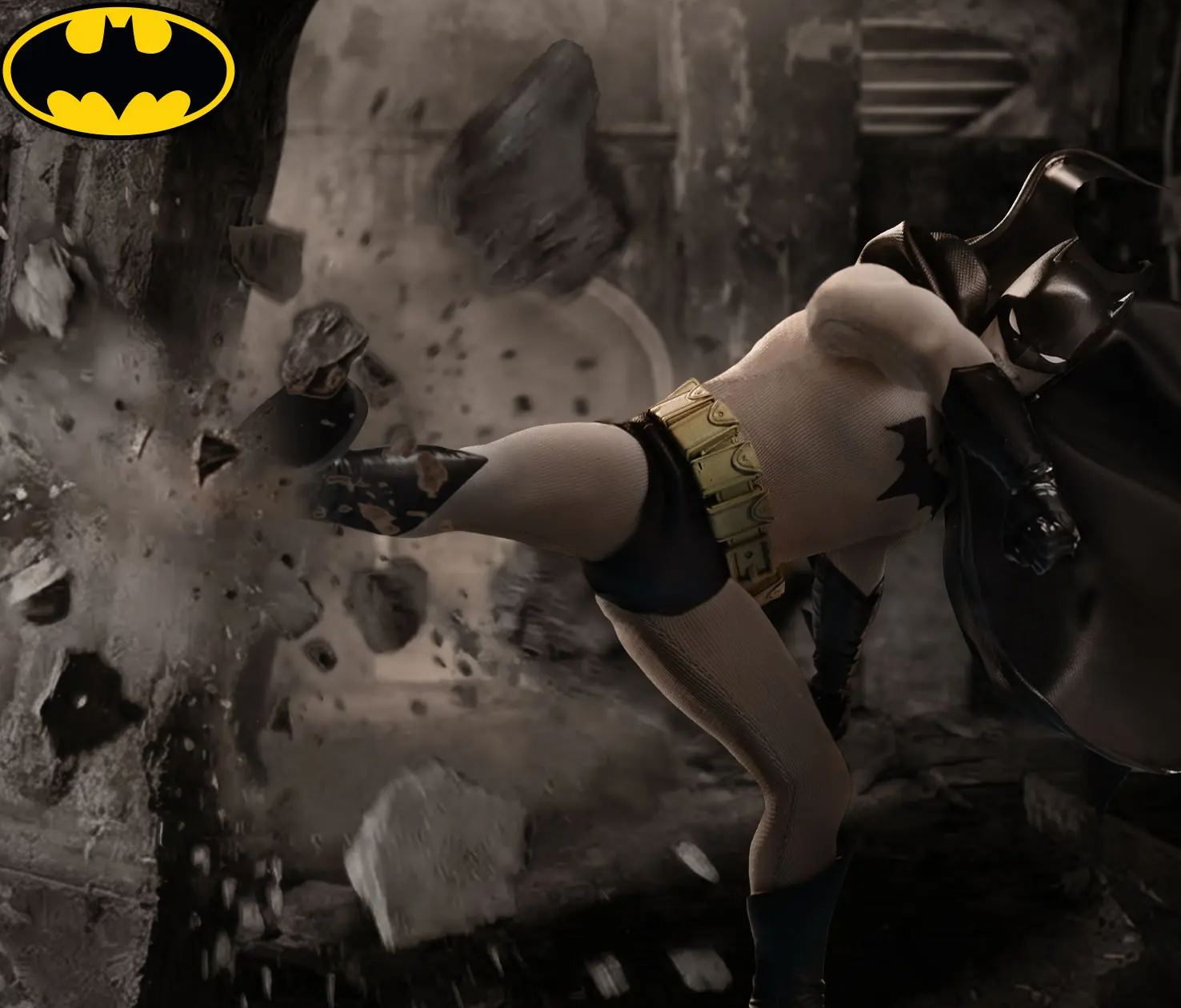 Mezco Studio - ONE:12 Collective / DC Comics: Batman 1/12 Action Figure BATMAN YEAR ONE ver Licensed