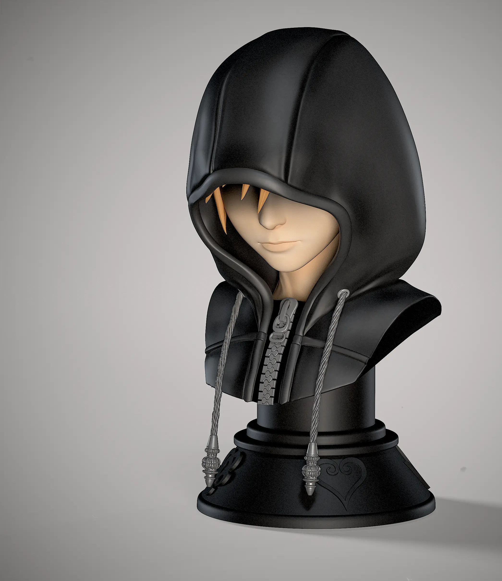 Black Swan Collectibles - Roxas From KH2 Kingdom Hearts Statue 