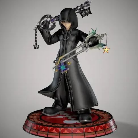 Black Swan Collectibles - Roxas From KH2 Kingdom Hearts Statue 