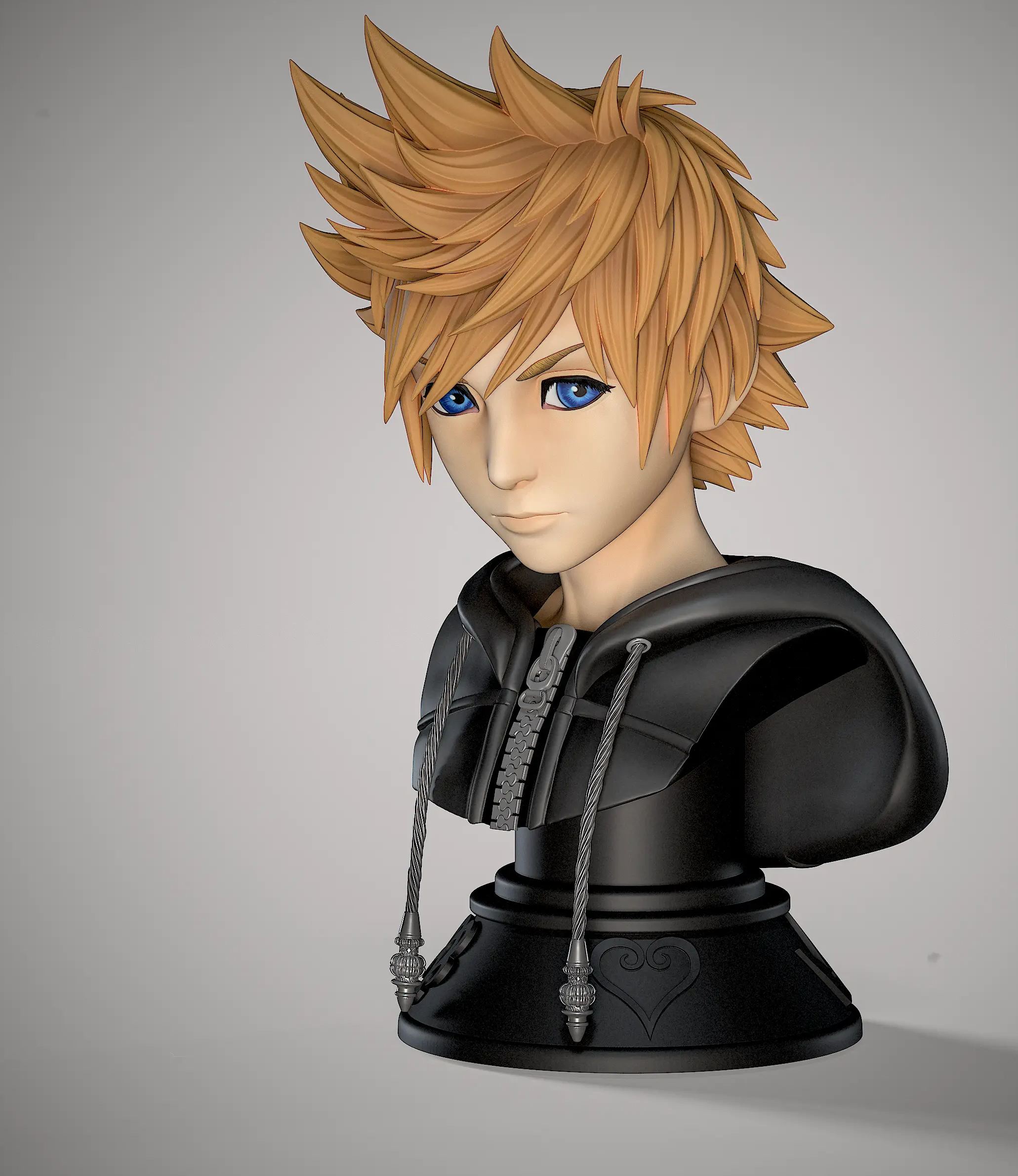 Black Swan Collectibles - Roxas From KH2 Kingdom Hearts Statue 