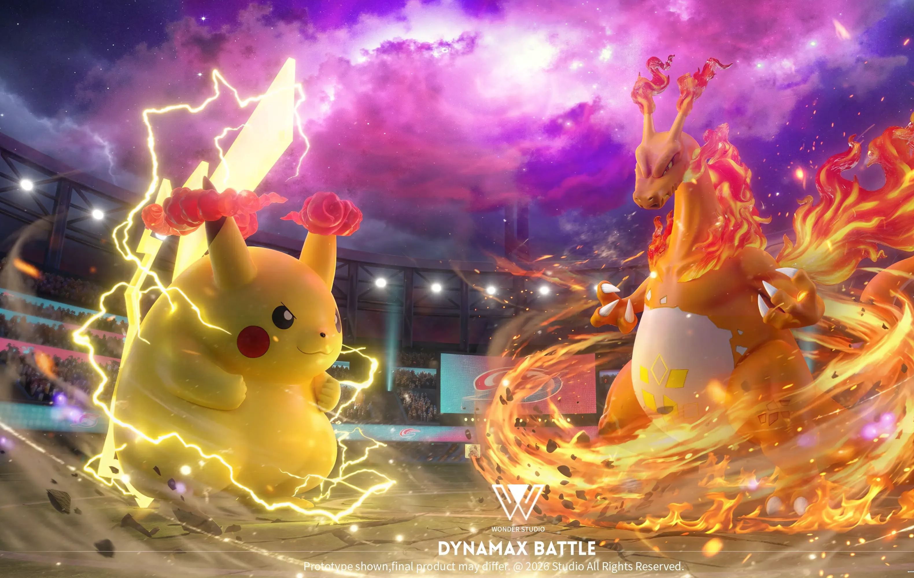 Wonder Studio - Leon's Team Dynamax Charizard Pokemon Statue 