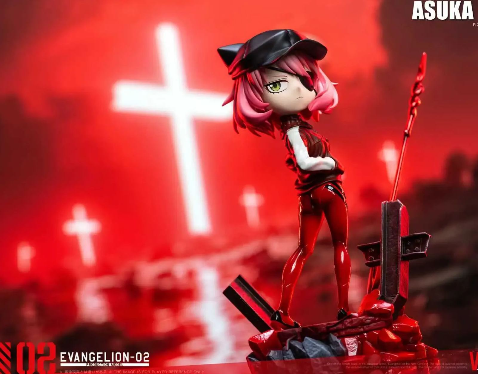 RX Studio - Anya Cosplay Eva Soryu Asuka Langley Spy x Family Statue 