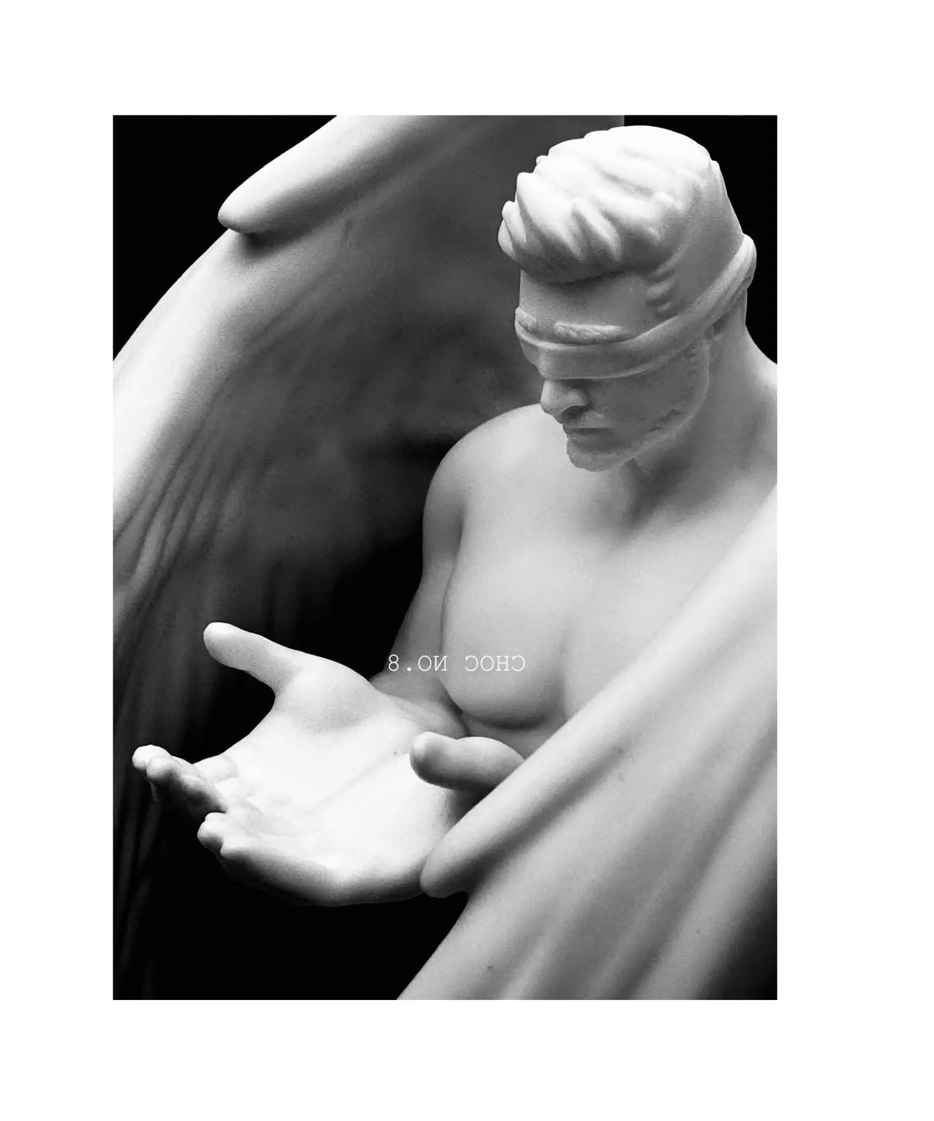 CHOC STUDIO - HOPE PORCELAIN CARVED CANDLE HOLDER SET Licensed Statue