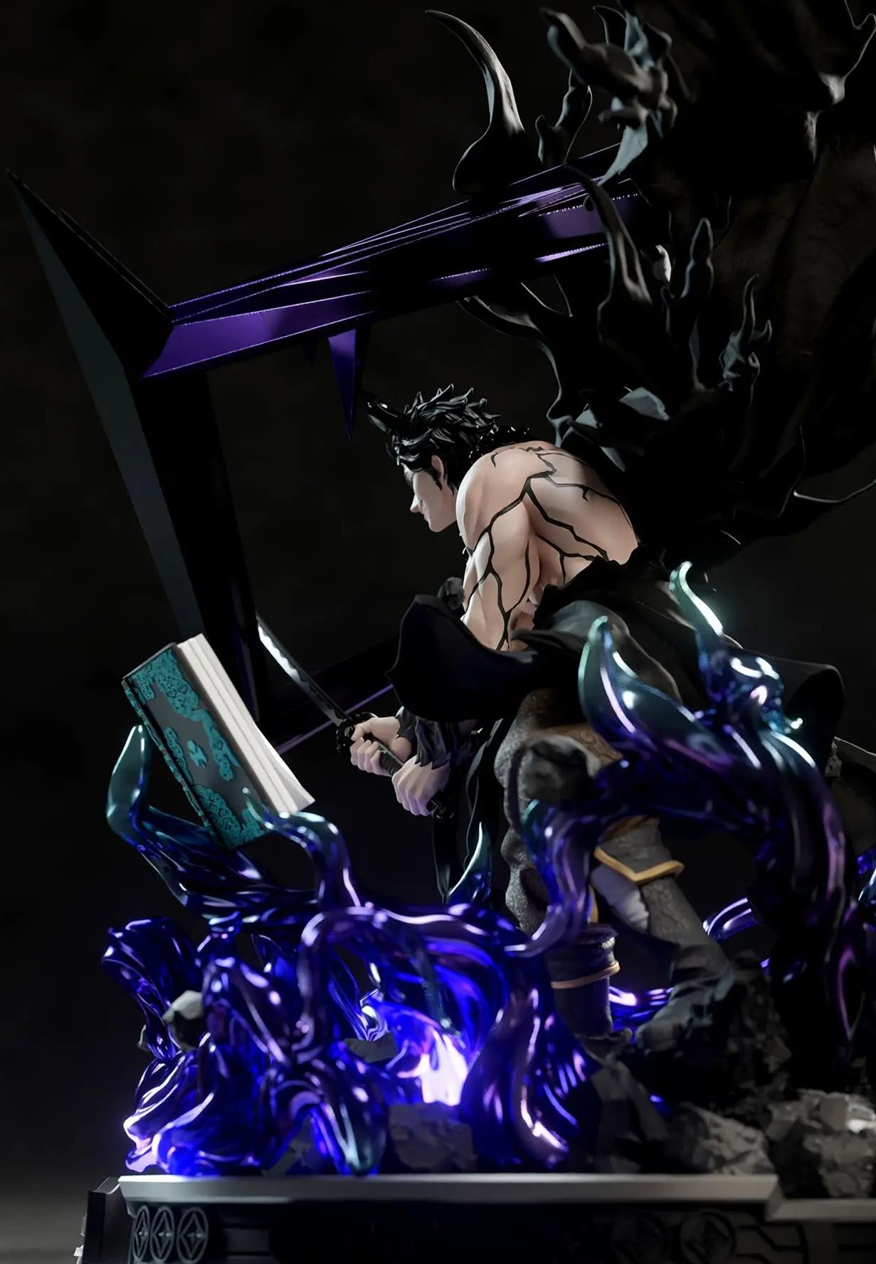 YUMS-Collectors Studio - Yami Sukehiro Yami's Kijin transformation Black Clover Statue