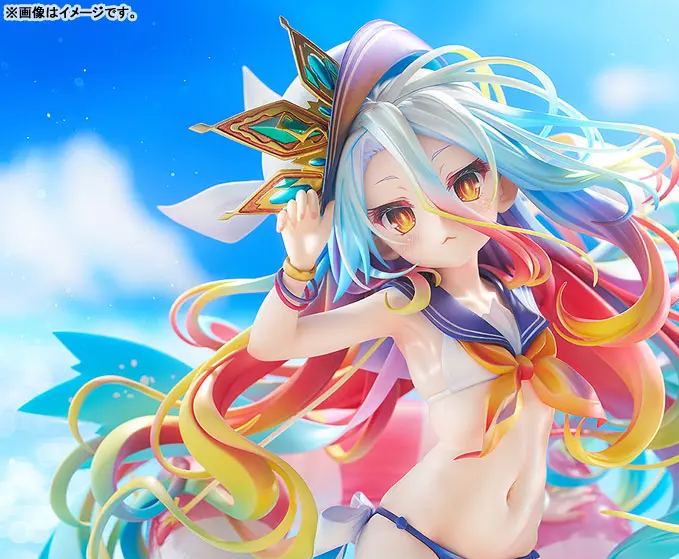 GSC - No Game No Life Shiro: Sailor-Style Swimsuit Ver. 1/7 Complete Figure LicenseStatue 