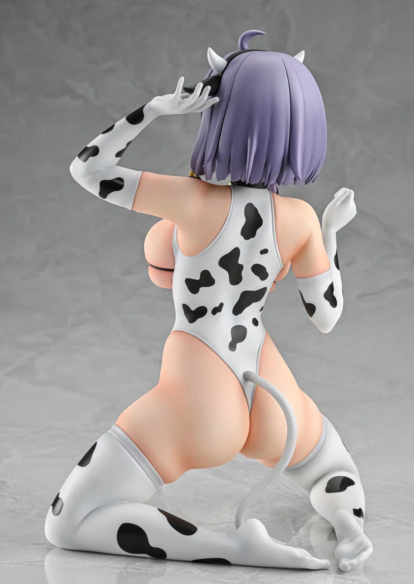 Q-six - Nukitashi THE ANIMATION Misaki Hotori Cow Pattern Costume 1/5 Complete Figure Licensed Statue