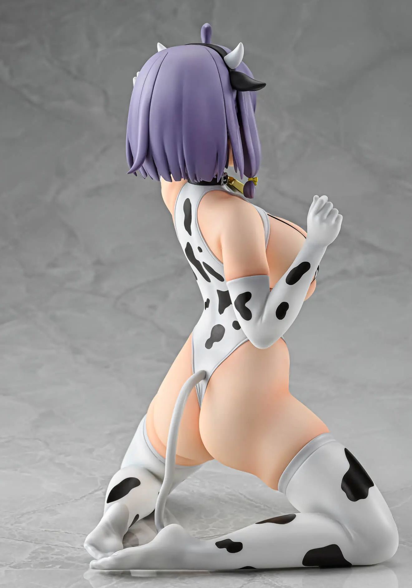 Q-six - Nukitashi THE ANIMATION Misaki Hotori Cow Pattern Costume 1/5 Complete Figure Licensed Statue
