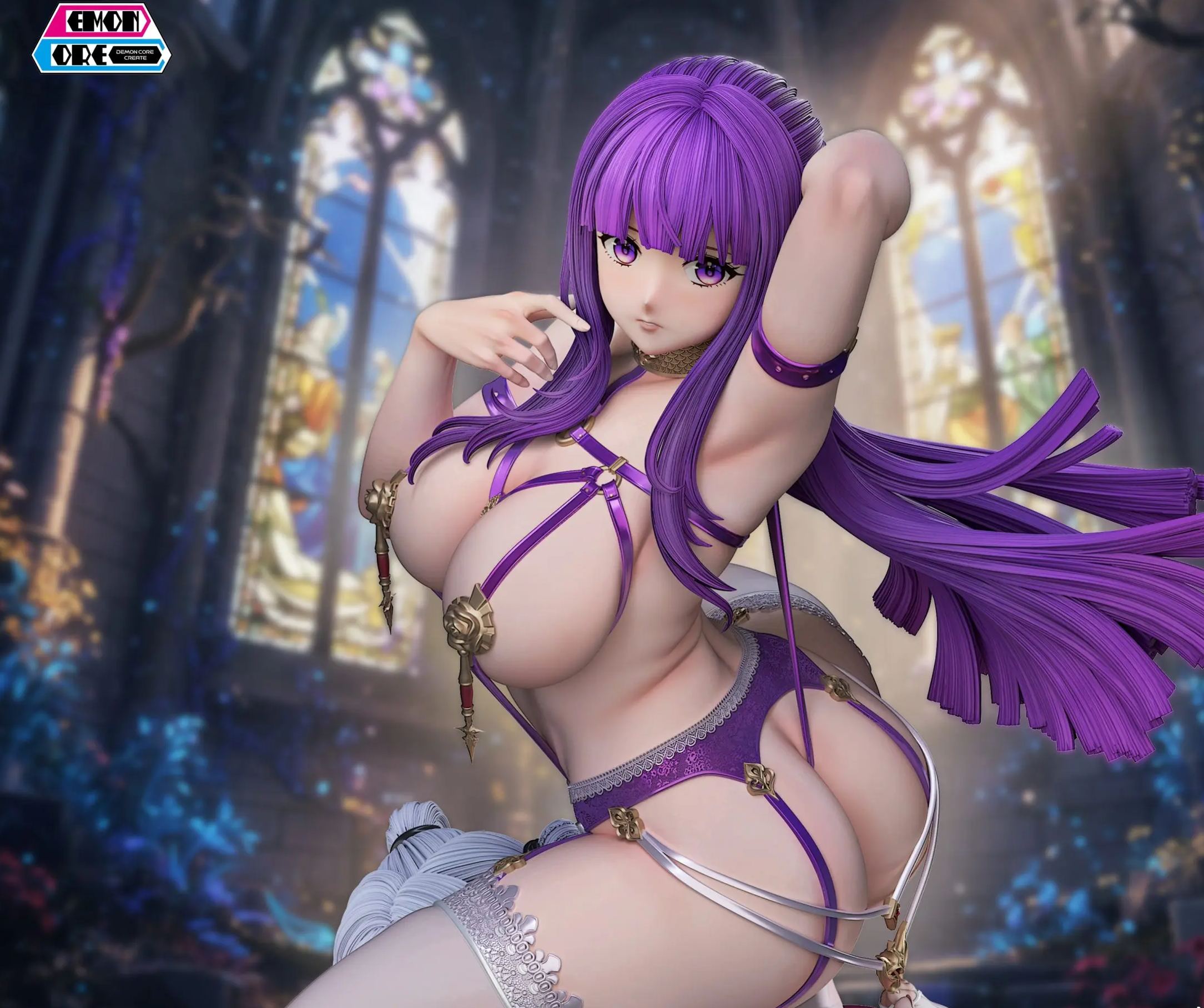 Demon Core Studio - Frieren X Fern's Yoga Moment Frieren: Beyond Journey's End Statue