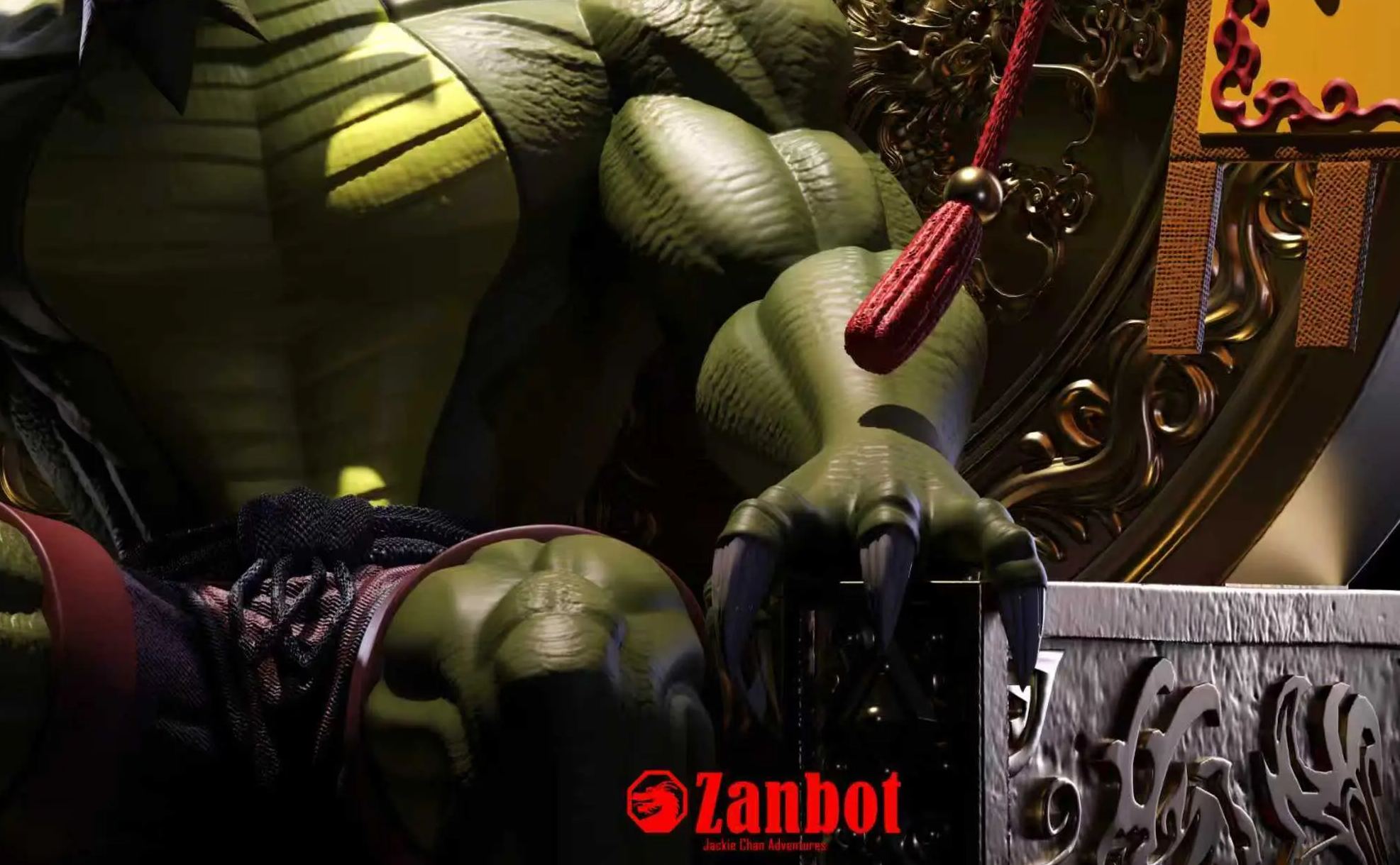 12 talisman Studio - Shendu 2.0 Jackie Chan Adventures Statue