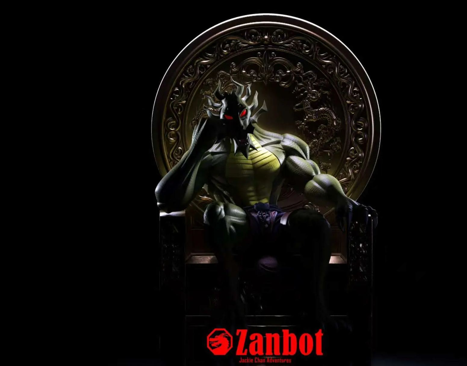 12 talisman Studio - Shendu 2.0 Jackie Chan Adventures Statue