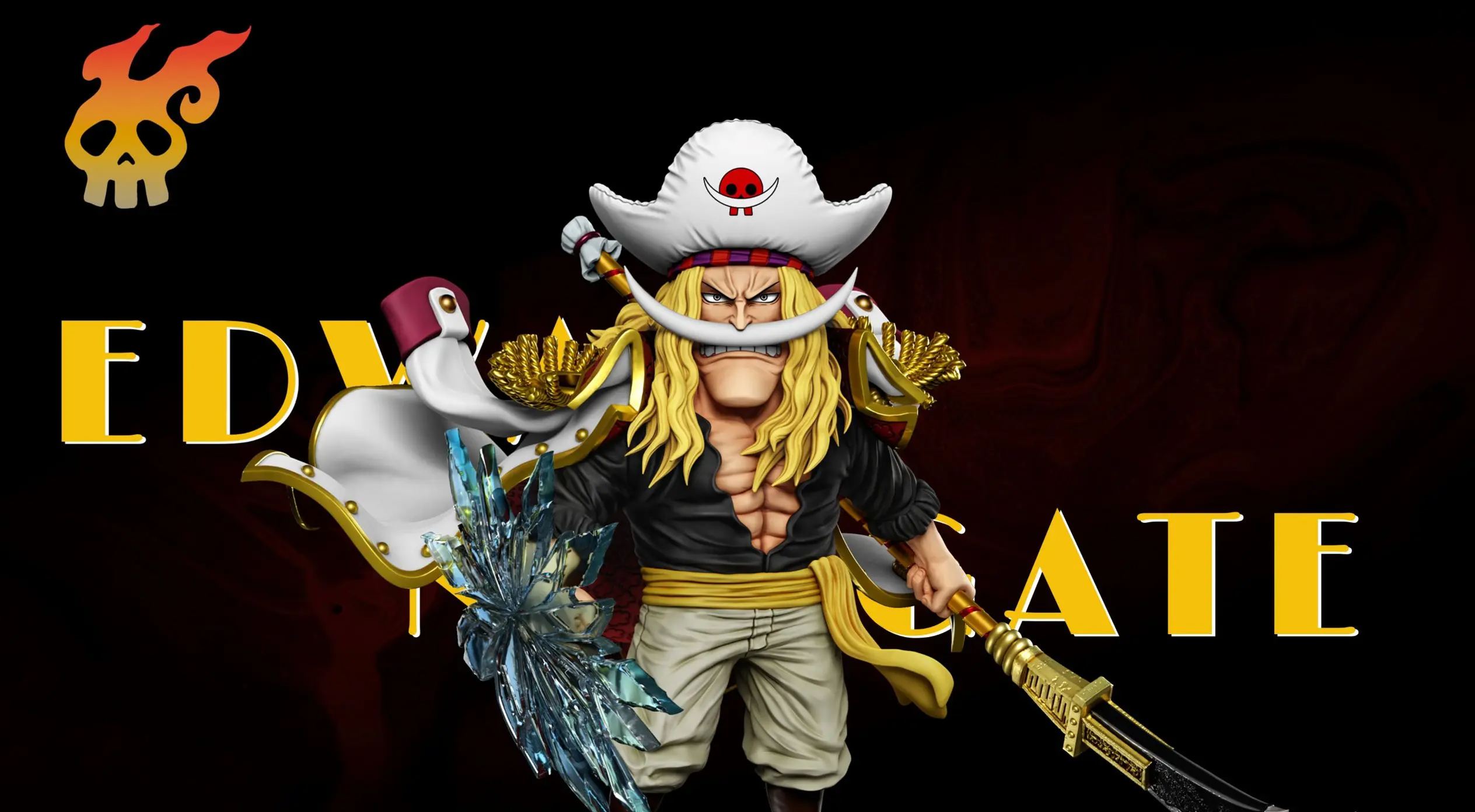 A+ Studio - Rocks Pirates #02 Whitebeard Edward Newgate One Piece Statue