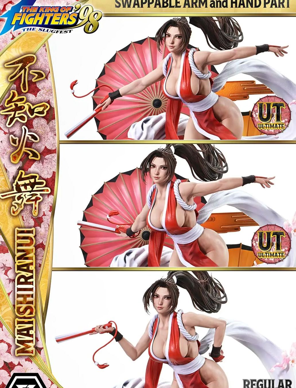 Prime 1 Studio - Real Elite Masterline THE KING OF FIGHTERS '98 MAI SHIRANUI 1/4 Statue REMKOF-01 REMKOF-01UT REMKOF-01UTS Licensed Statue