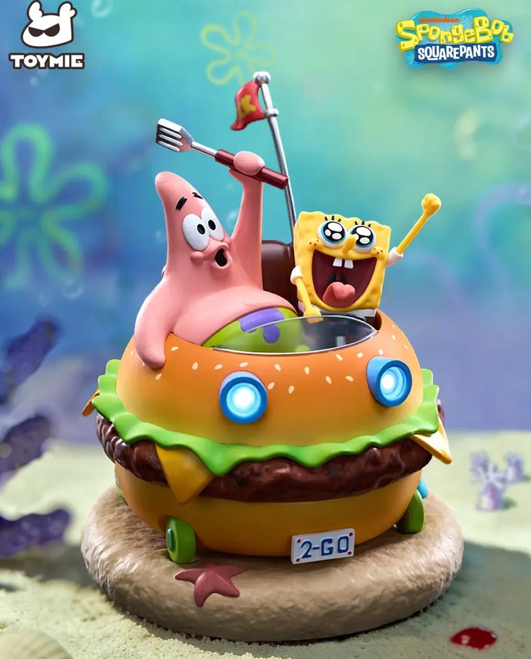 TOYMIE - SpongeBob SquarePants Krusty Krab Magnetic Levitation Night Light Licensed Statue