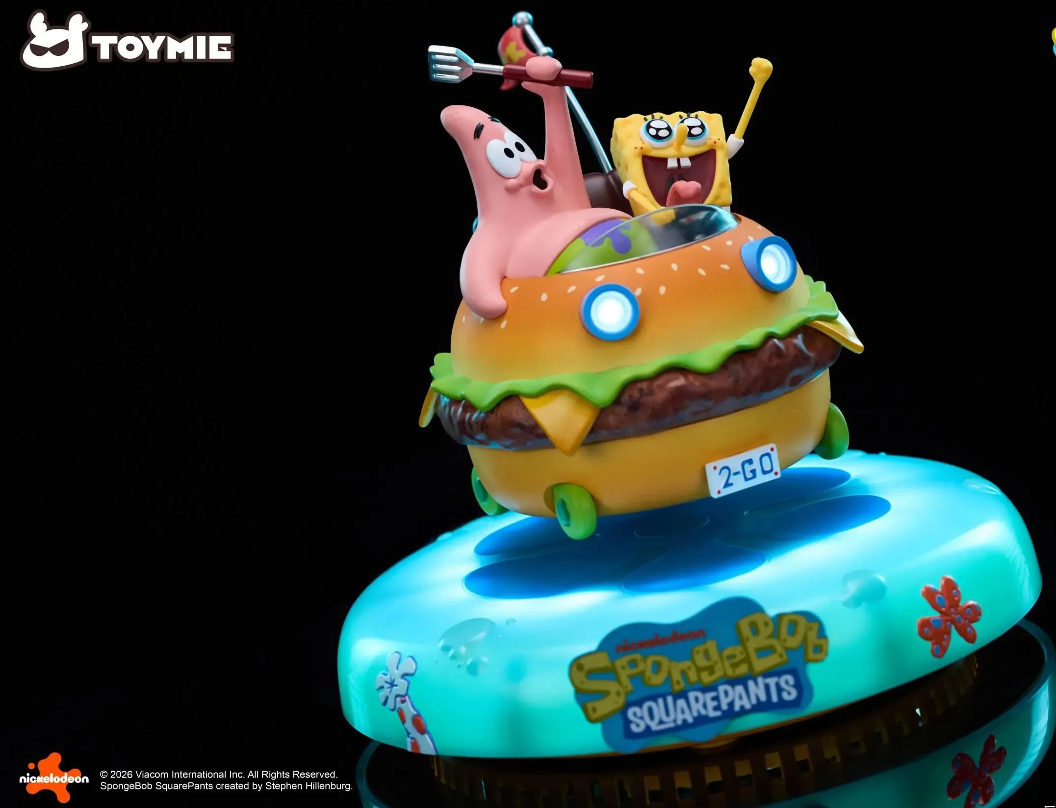 TOYMIE - SpongeBob SquarePants Krusty Krab Magnetic Levitation Night Light Licensed Statue