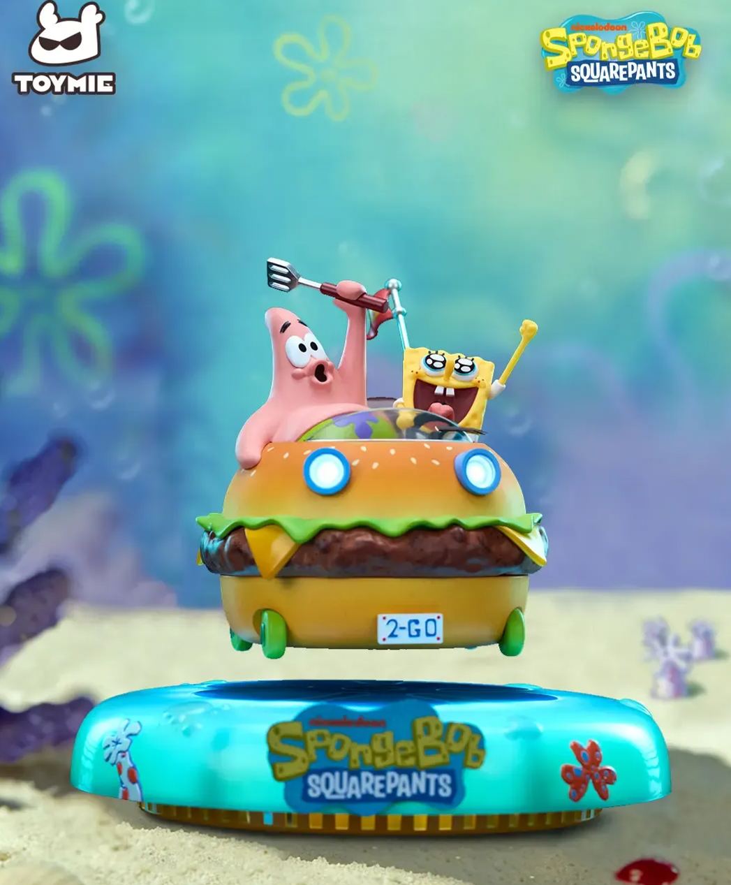 TOYMIE - SpongeBob SquarePants Krusty Krab Magnetic Levitation Night Light Licensed Statue