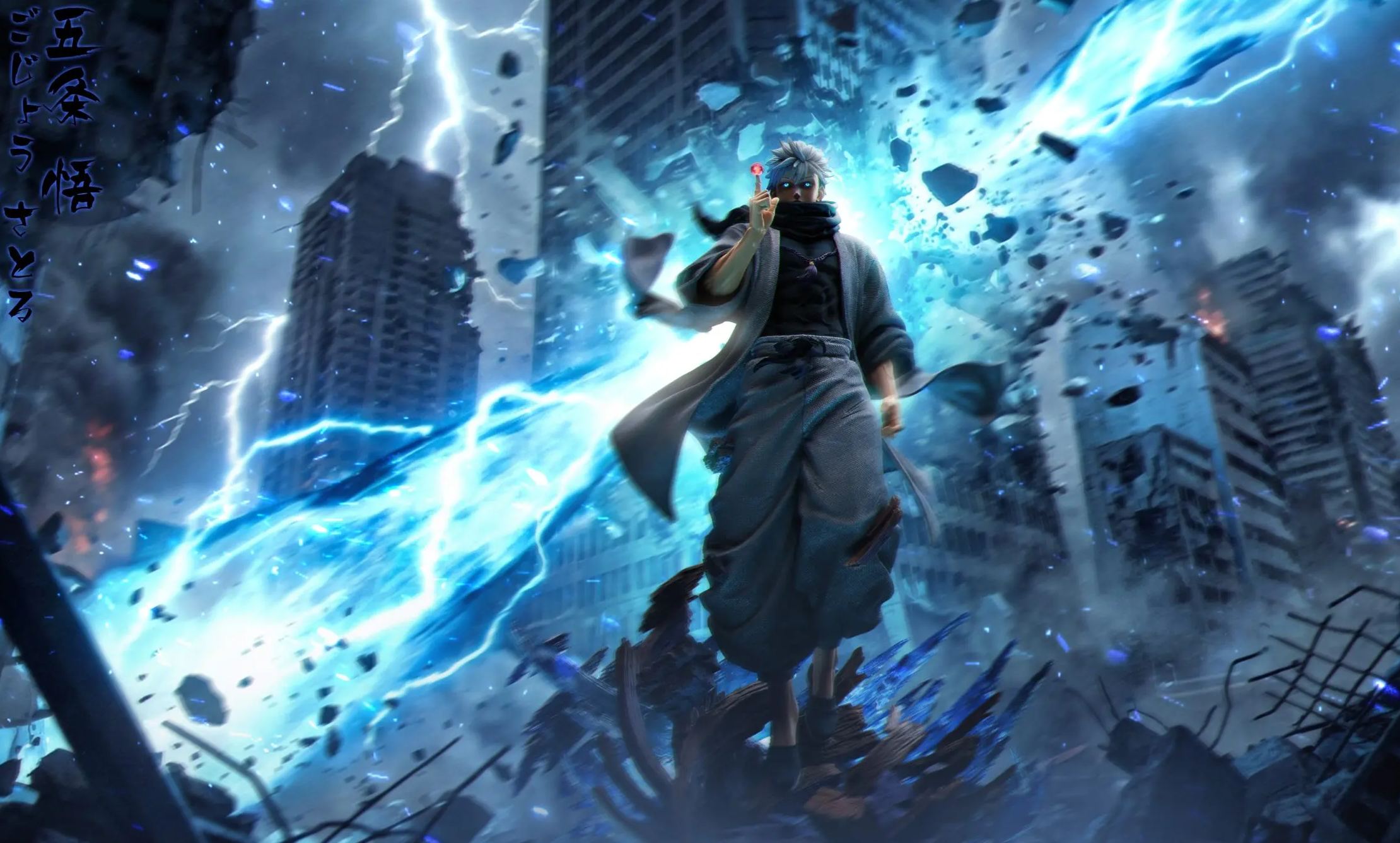 JJking Studio - Satoru Gojo Jujutsu Kaisen Statue