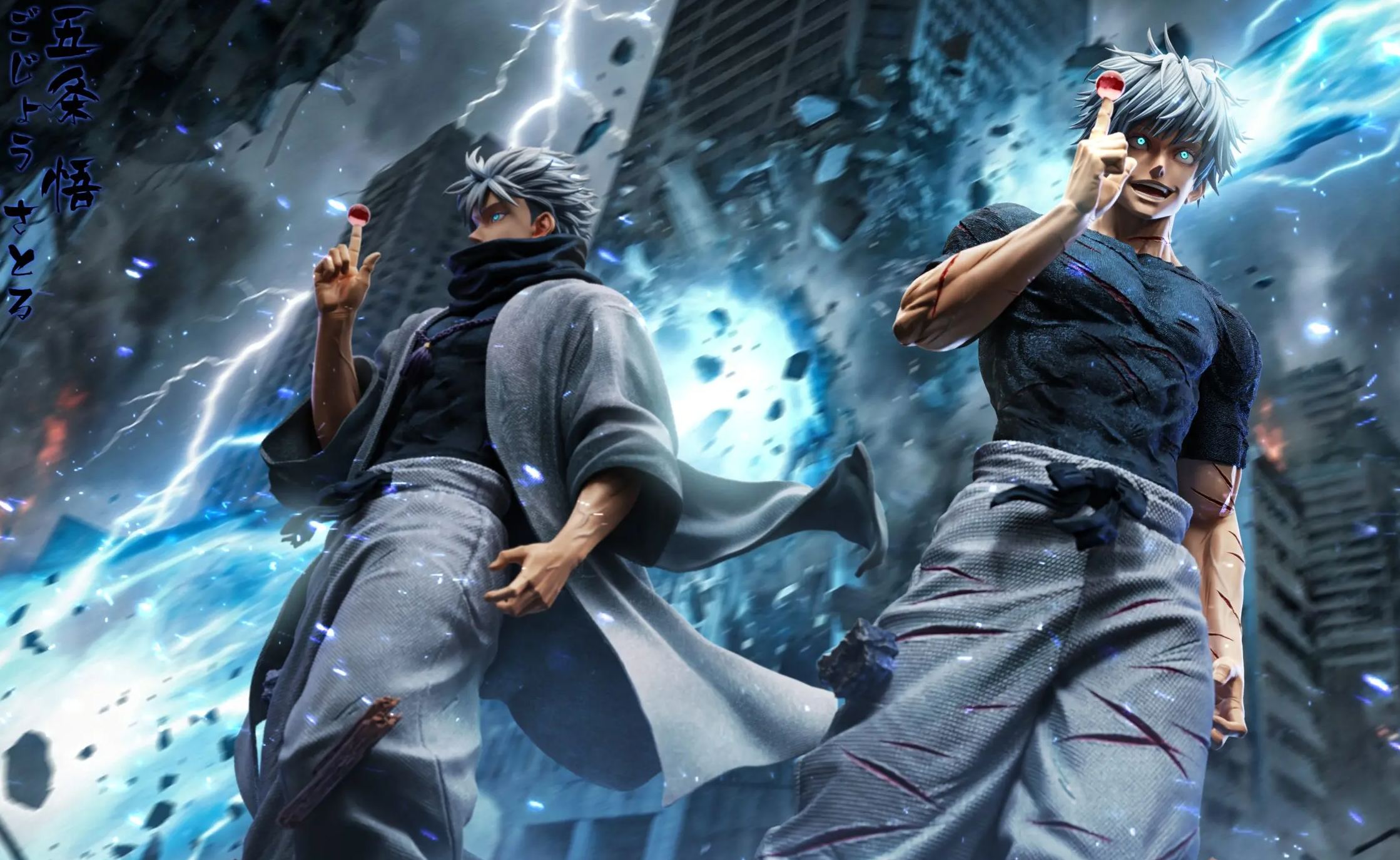 JJking Studio - Satoru Gojo Jujutsu Kaisen Statue