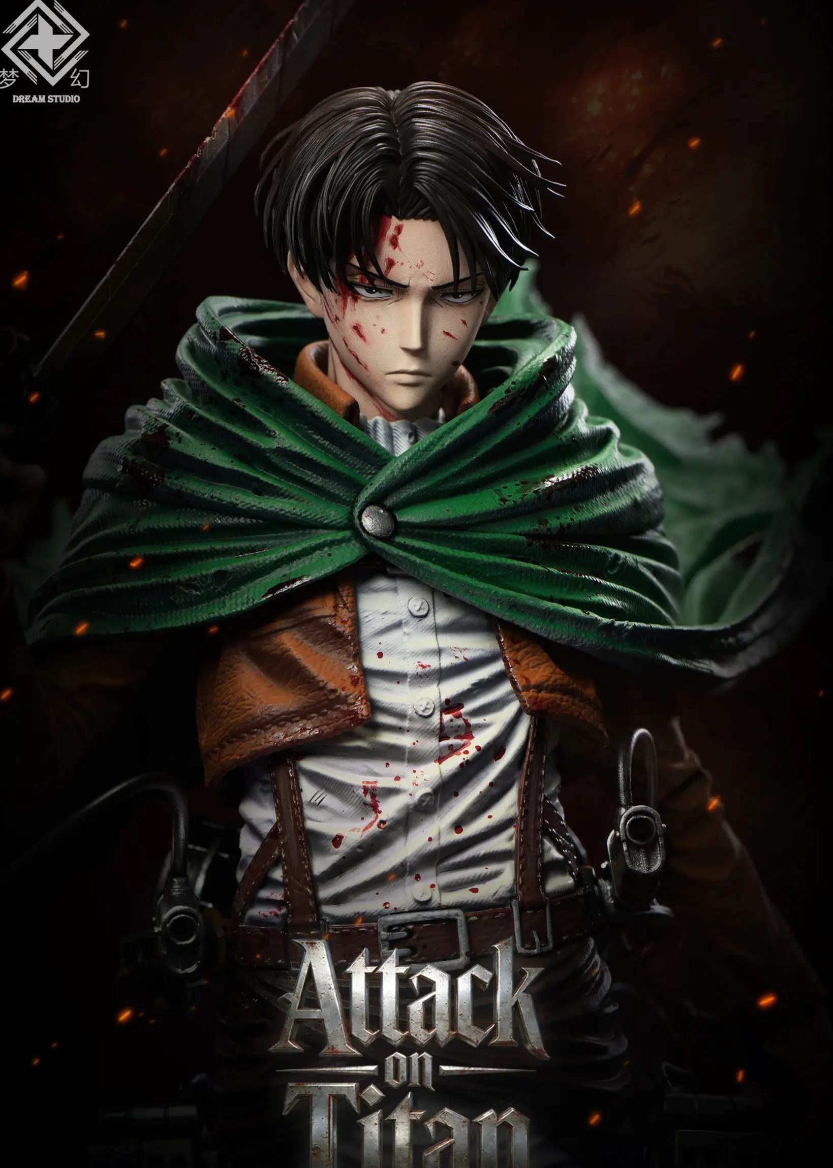Dream Studio - Levi Ackerman Attack on Titan Statue