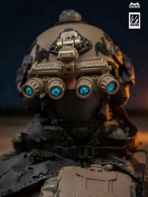 HASUKI - SALVO Series SA04 Veil Weaver 1/12 Complete Model Action Figure Licensed 