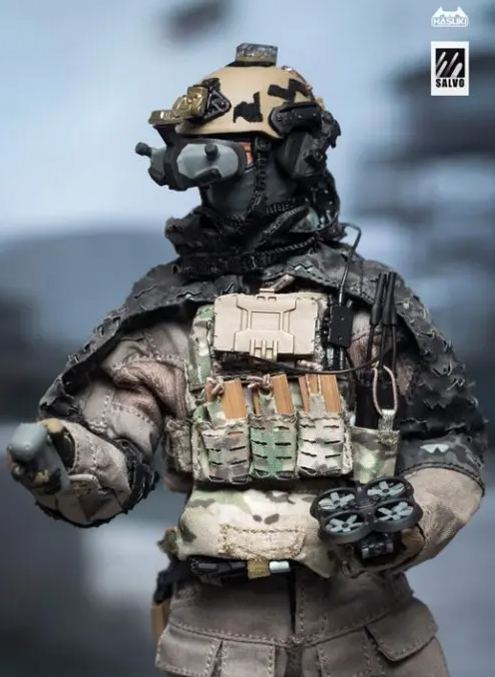 HASUKI - SALVO Series SA04 Veil Weaver 1/12 Complete Model Action Figure Licensed 