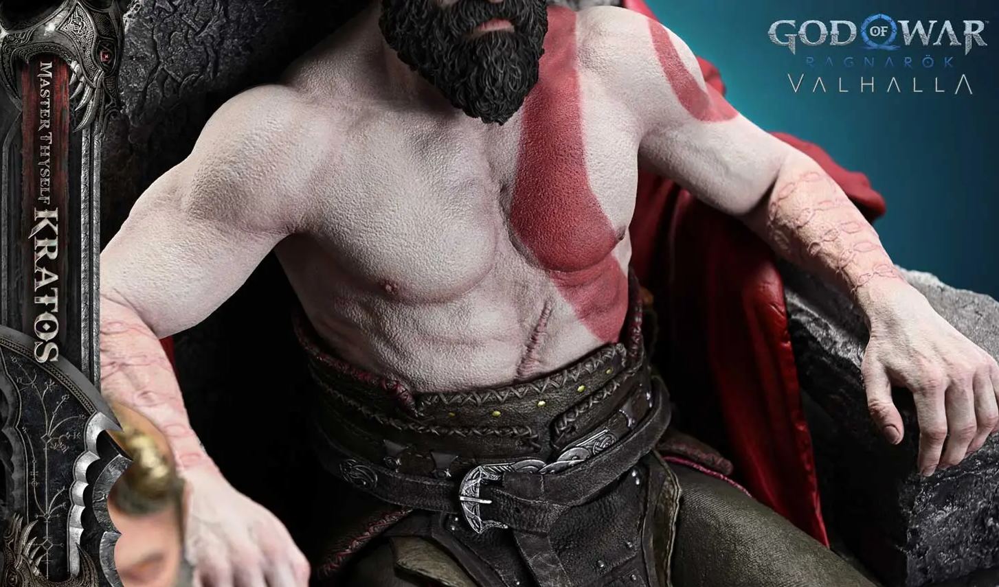 Prime 1 Studio - God of War: Ragnarok Master Thyself Kratos 1/3 Scale Statue TLCGOW-01 TLCGOW-01S Licensed Statue