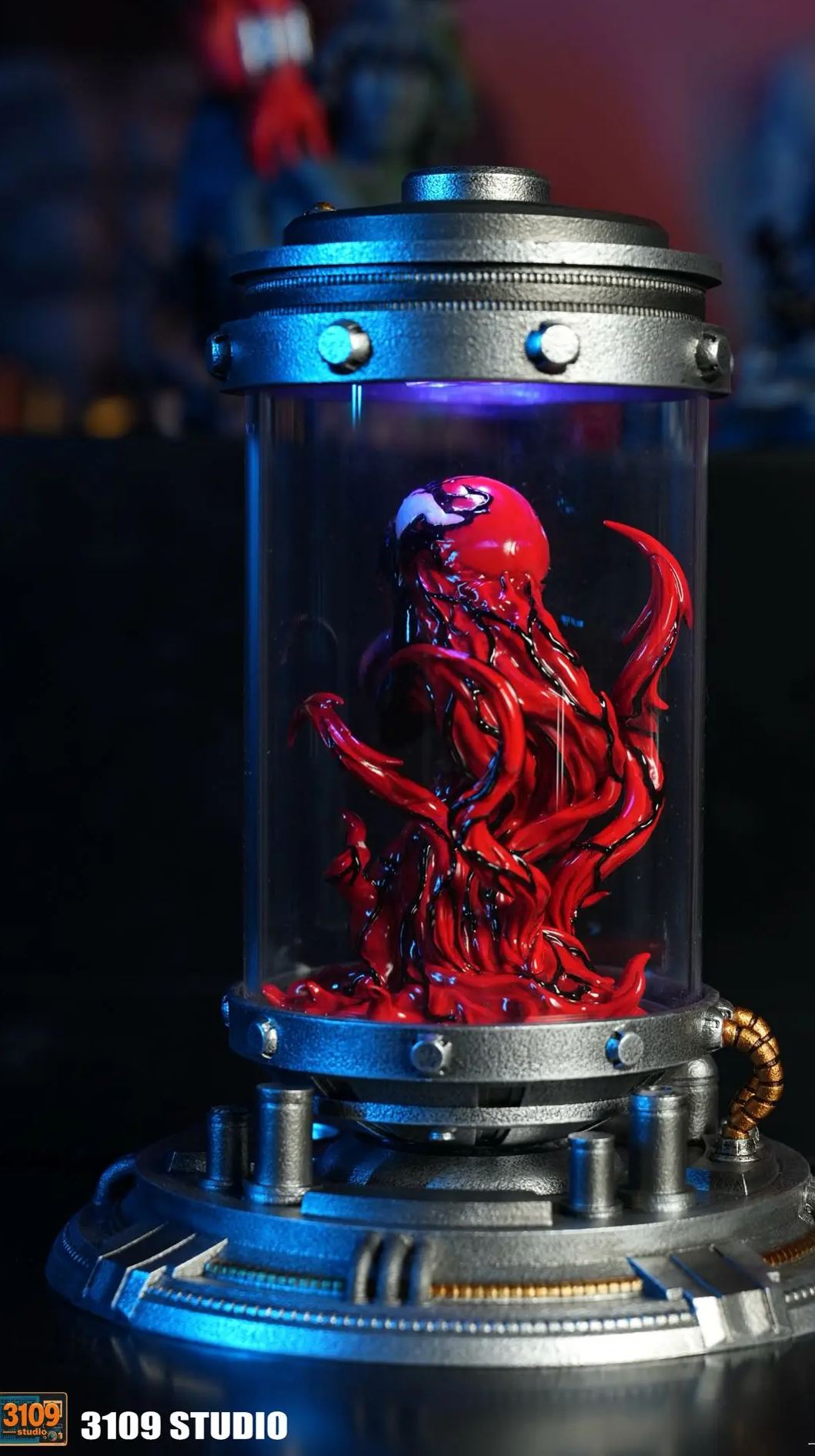 3109 Studio - Carnage in Experiment Jar Marvel Statue