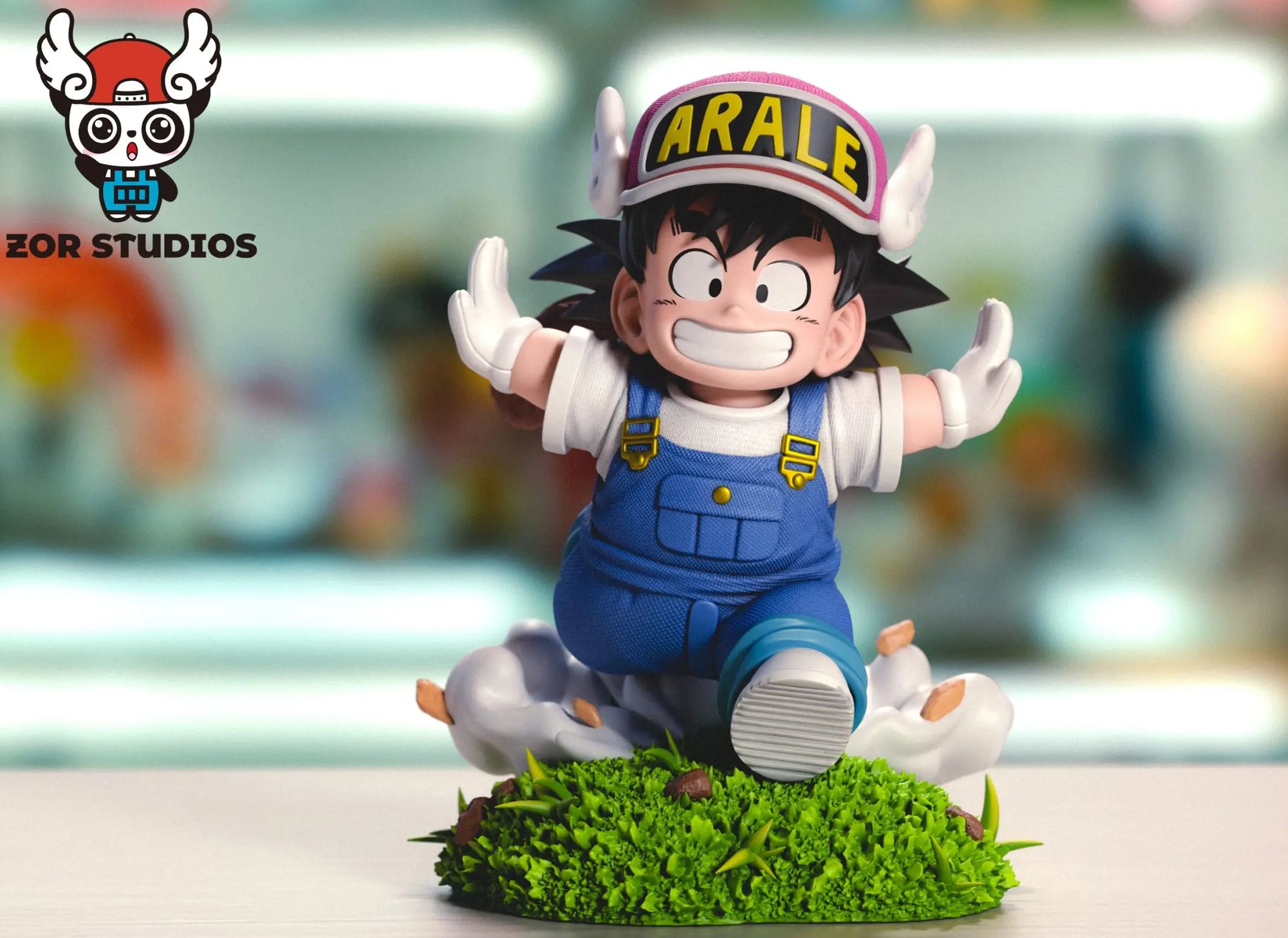 ZOR Studio - Arale Riding the Flying Nimbus X Running Goku Dr. Slump X Dragon Ball