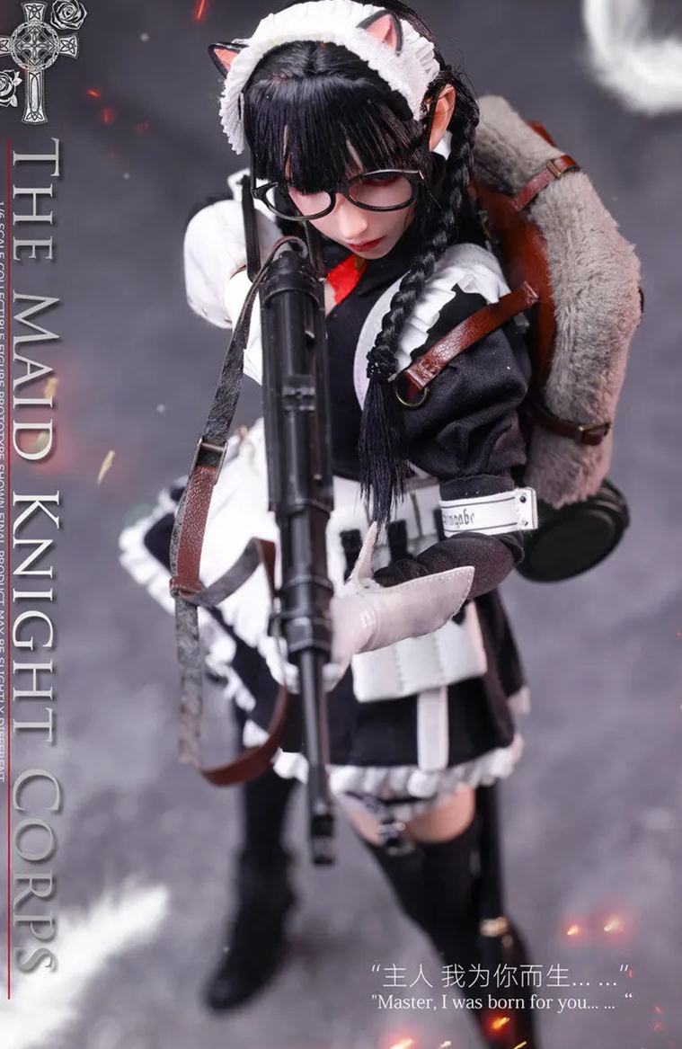 Long Shan Jin Shu Studio - 1/6 Maid Knights - Sniper MYSURU X Grenadier ANCHIRA LS-Meid.S-01A S-01B Licensed Statue