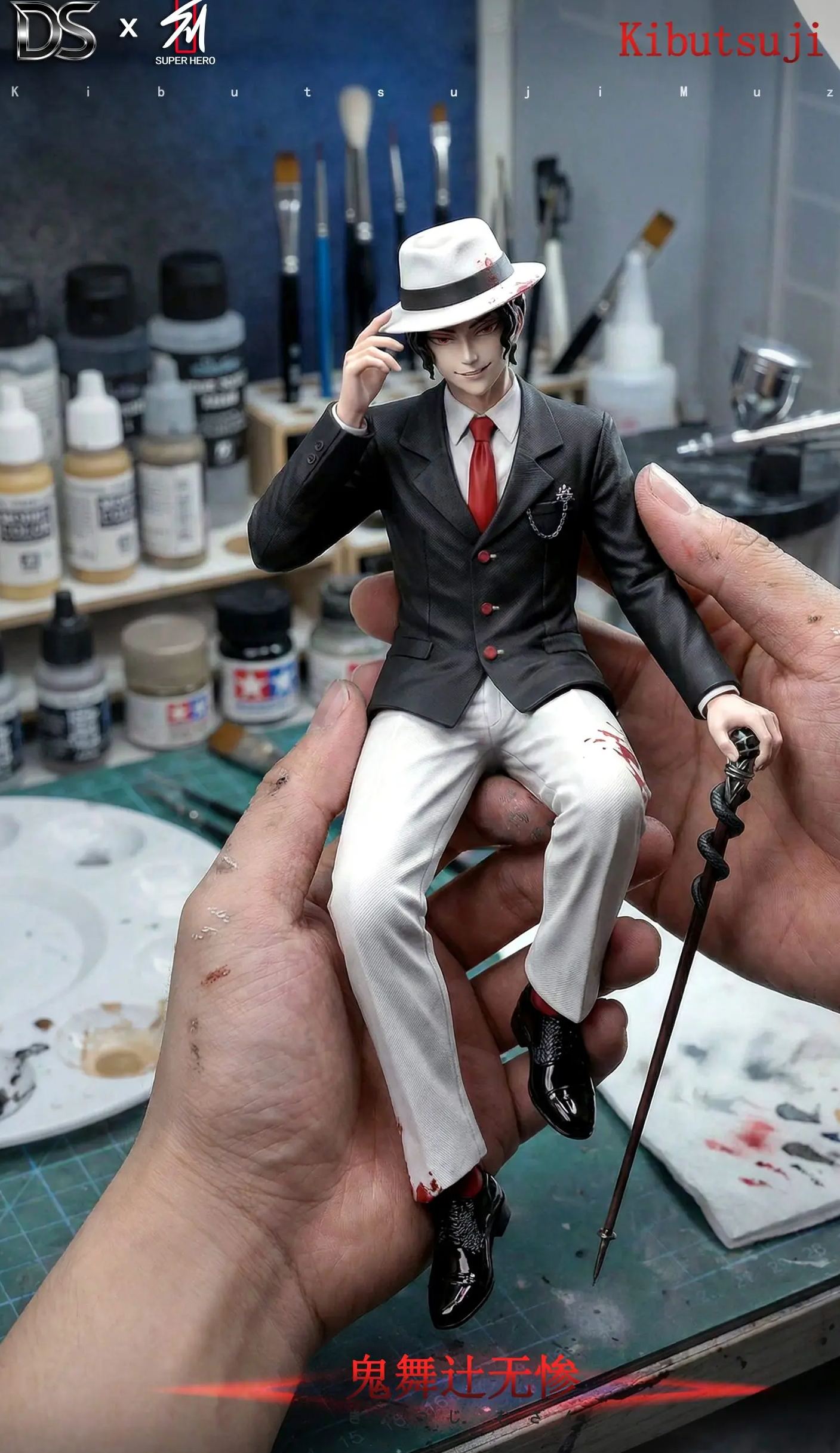 DS Studio X SUPER HERO Studio - Suit Series #01 Muzan Kibutsuji Demon Slayer Statue