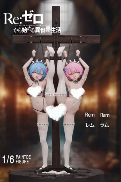 NTR Studio - Rem X Ram Re:ZERO - Starting Life Statue 