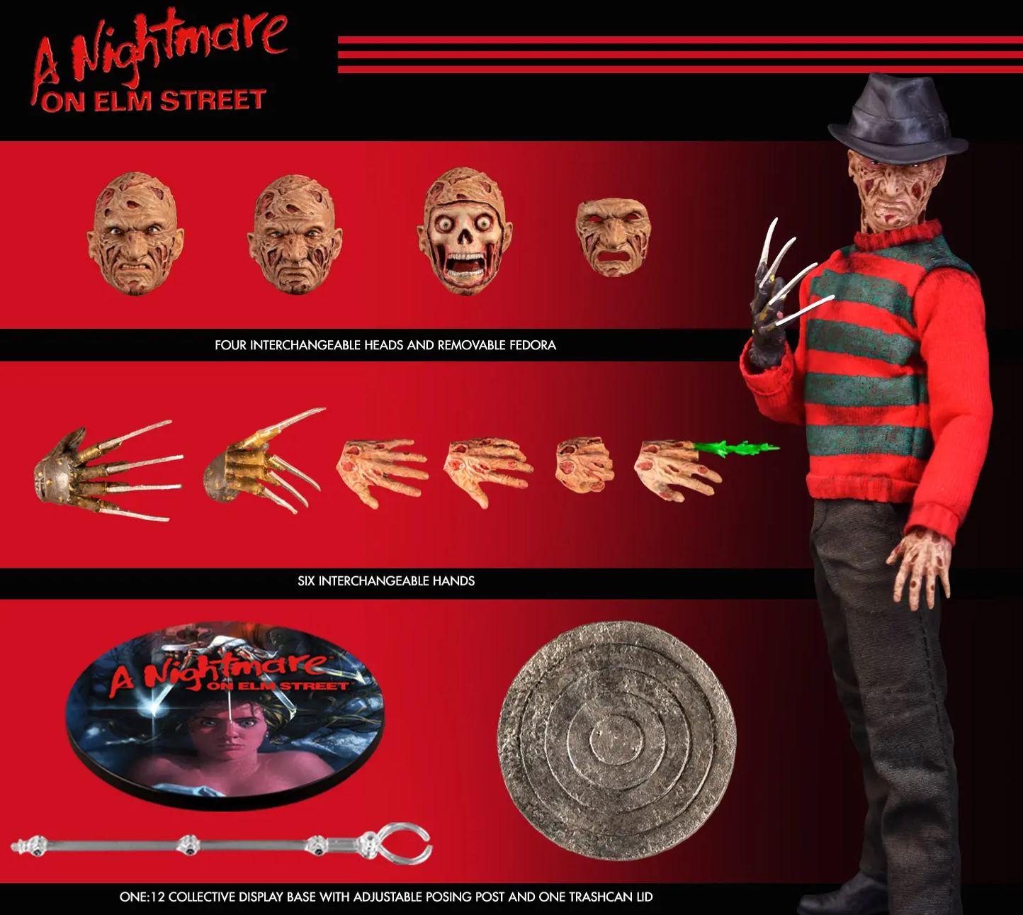 Mezco Studio - A Nightmare on Elm Street: Freddy Krueger Licensed Statue 