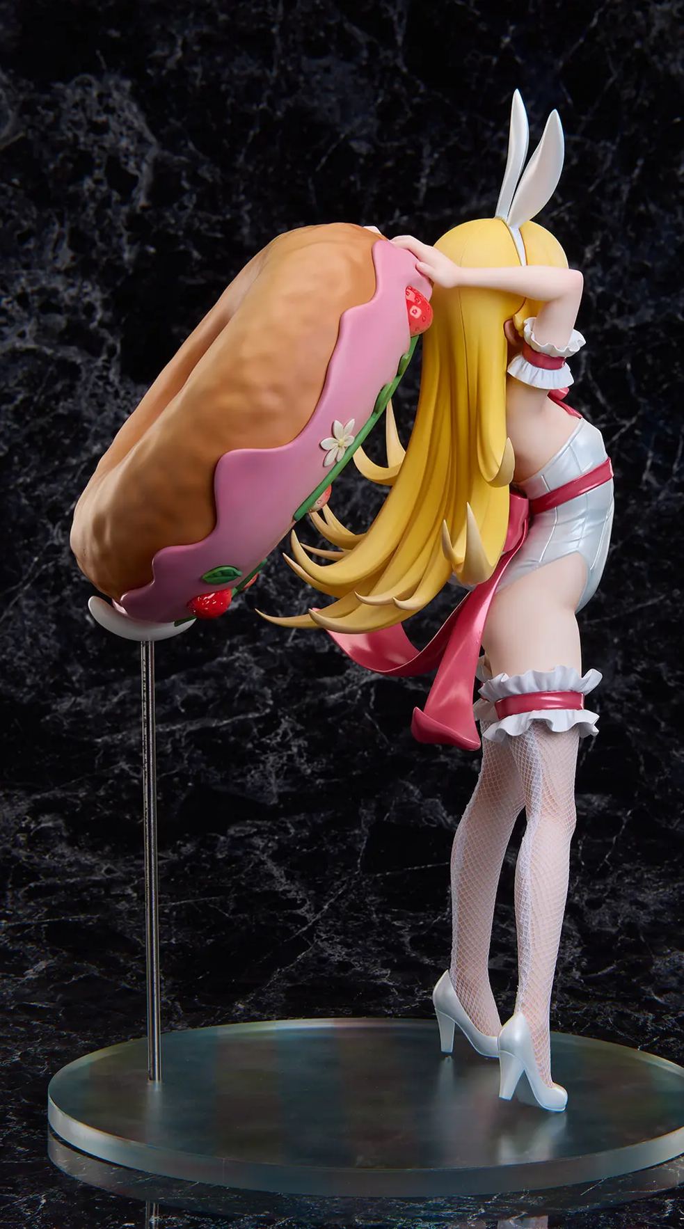 A DIMENSION - Monogatari Series Shinobu Oshino White Bunny Ver. 1/4 Complete Figure (Licensed) Statue 