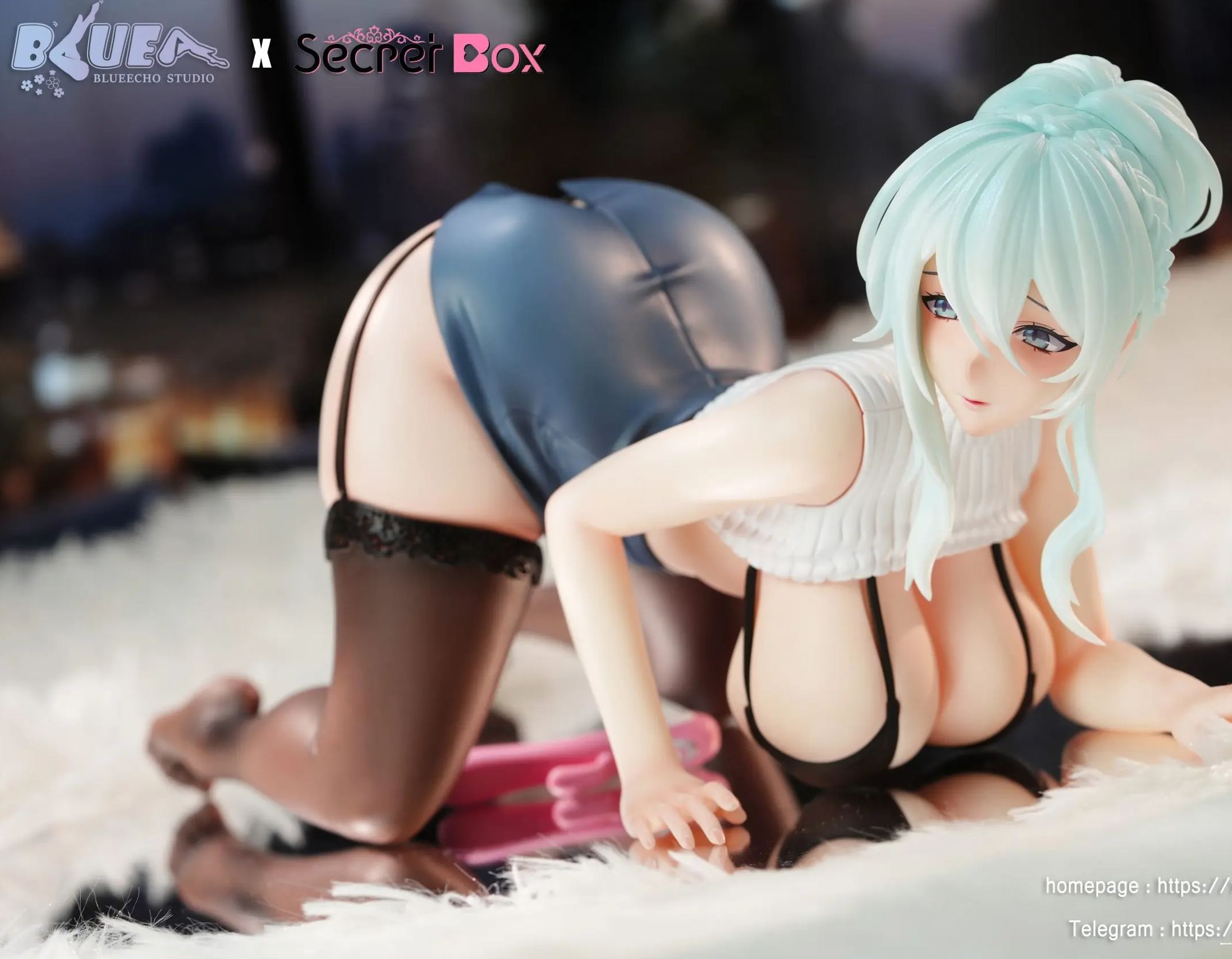 BlueEcho Studio X Secret Box Studio - Mifuyu Yukino The Widow Snow Woman Unsociable Widow Snow Woman and the Cursed Ring 2 Figure