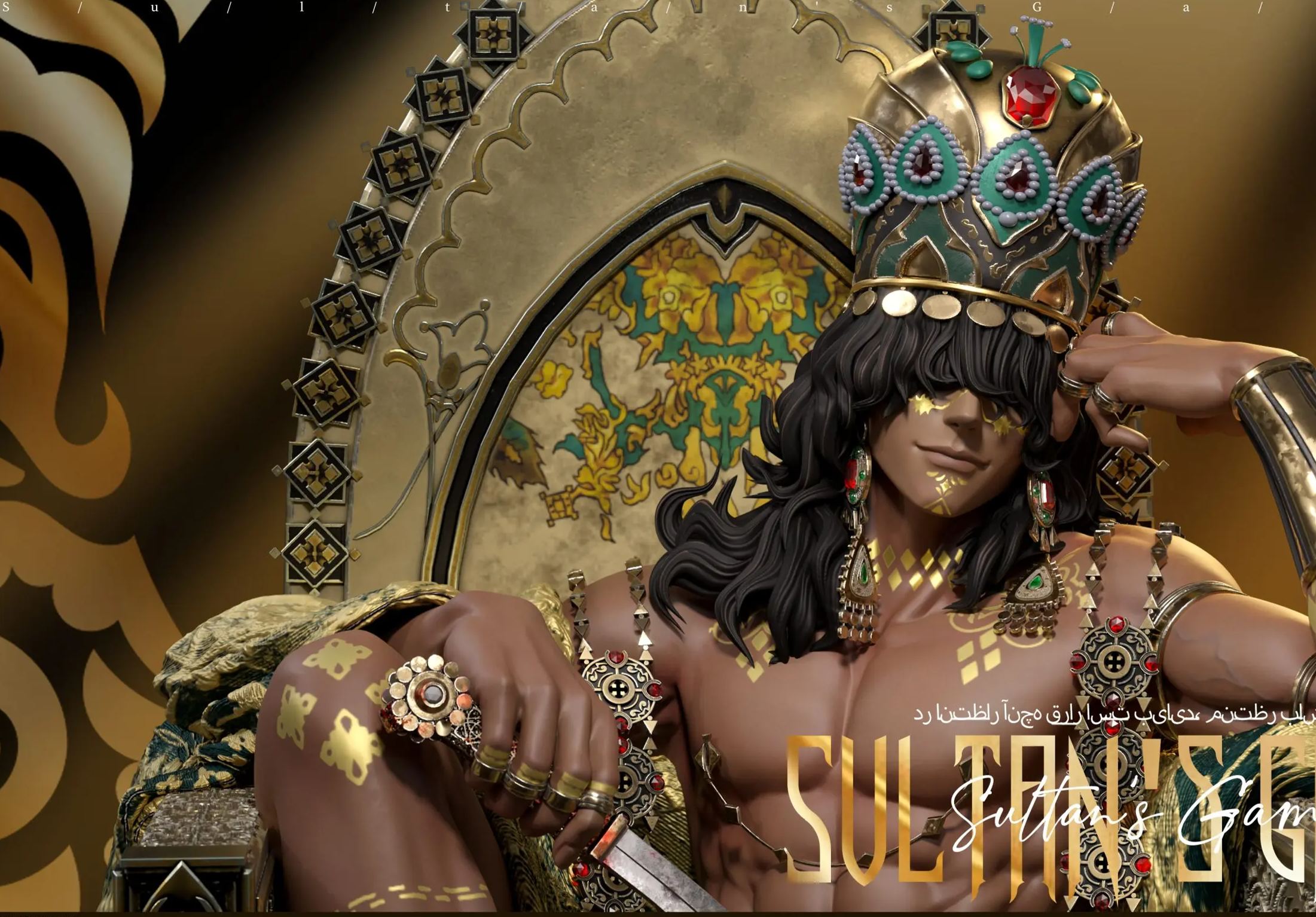 Mechanical Rabbit Studio - Sultan The Beautiful Tyrant Sultan's Game Statue