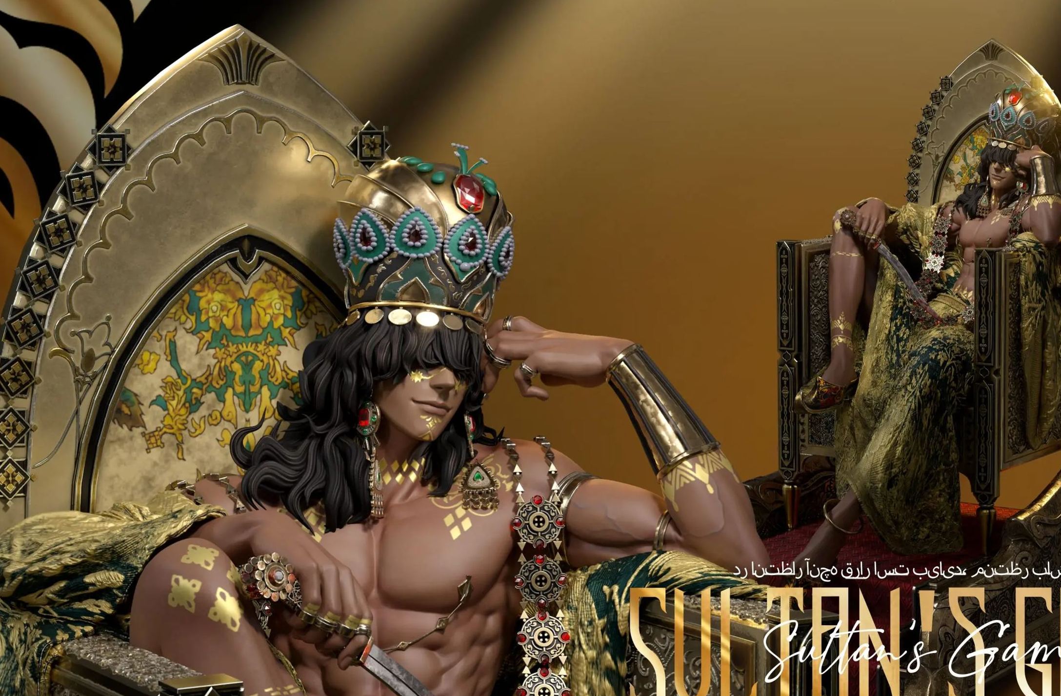 Mechanical Rabbit Studio - Sultan The Beautiful Tyrant Sultan's Game Statue