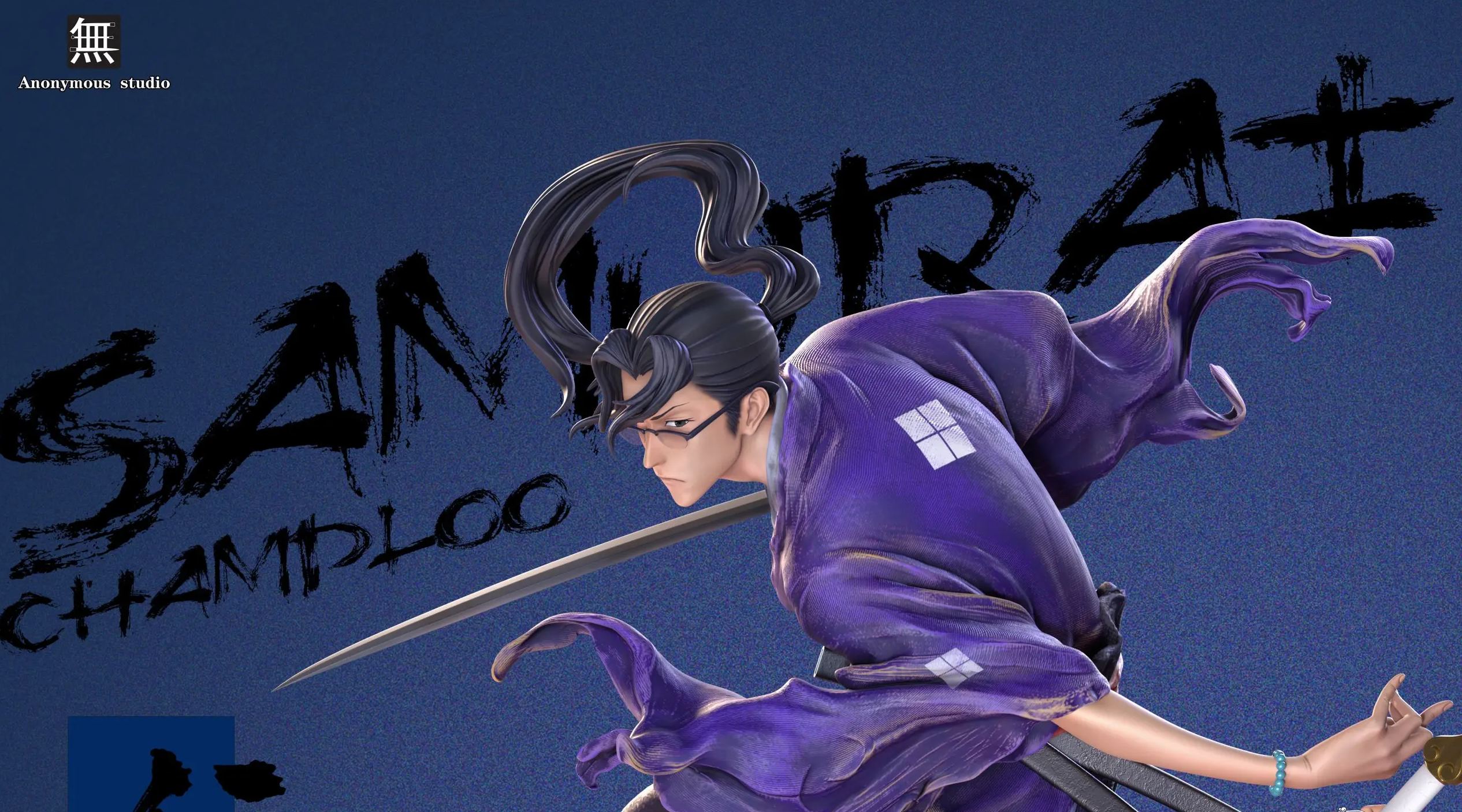 Anonymous Studio - Mugen X Jin Samurai Champloo Statue