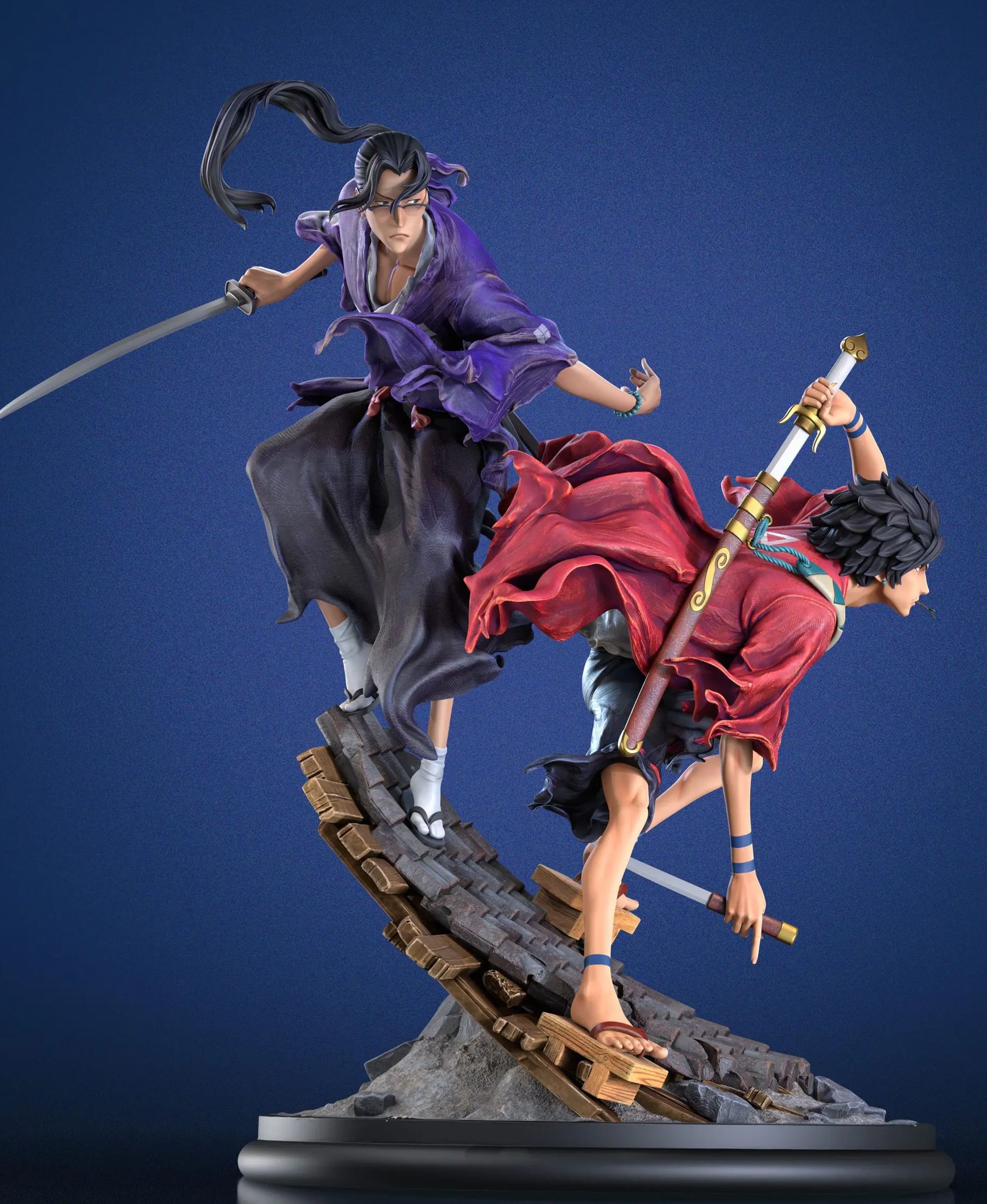 Anonymous Studio - Mugen X Jin Samurai Champloo Statue