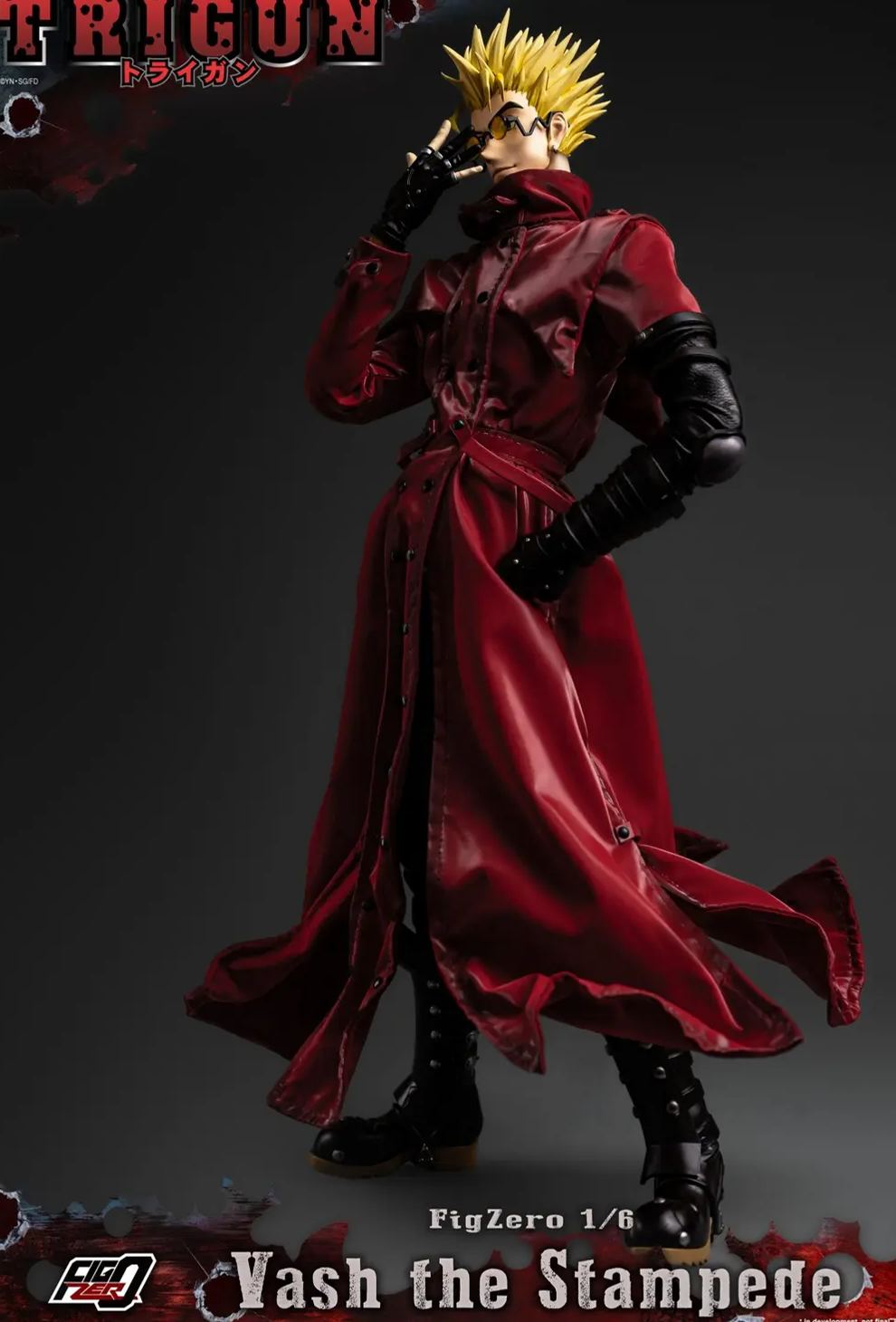 Threezero - TRIGUN FigZero 1/6 Vash the Stampede 3Z05880C0 Licensed Statue