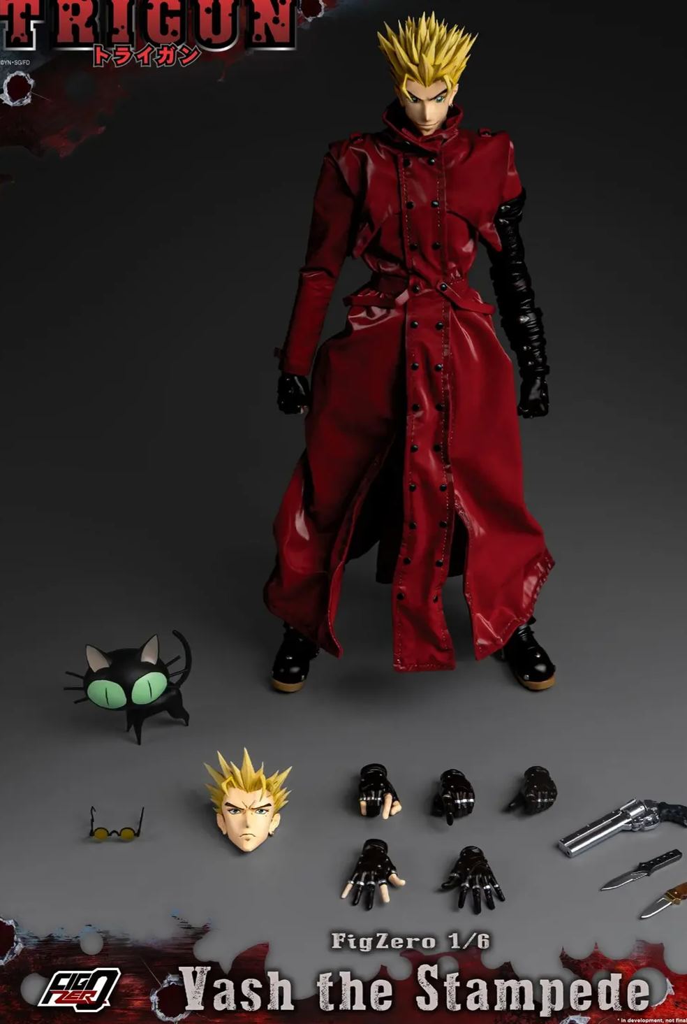 Threezero - TRIGUN FigZero 1/6 Vash the Stampede 3Z05880C0 Licensed Statue