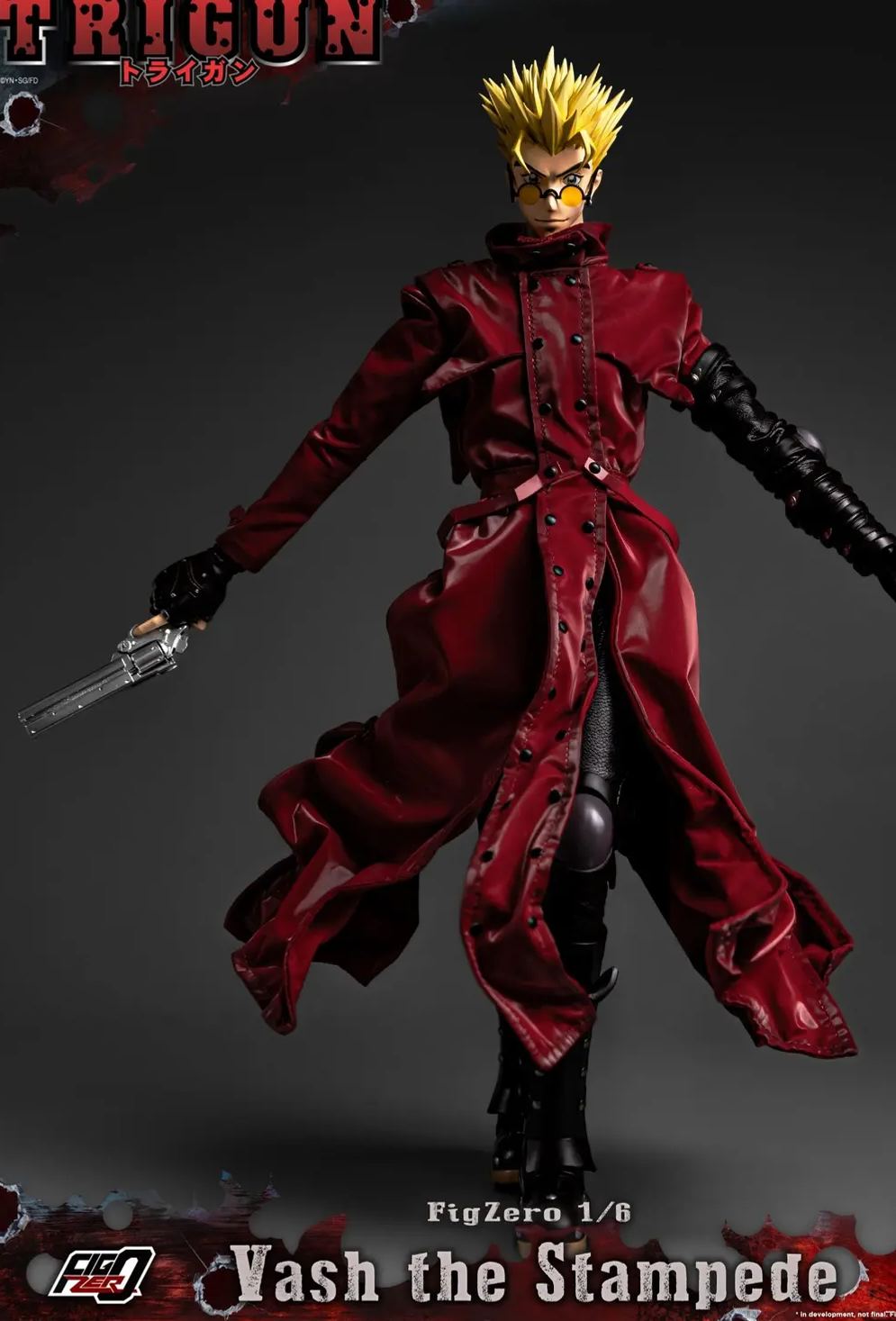 Threezero - TRIGUN FigZero 1/6 Vash the Stampede 3Z05880C0 Licensed Statue