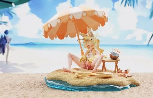 Ju Zi Miao Studio - Yurizono Seia Swimsuit Blue Archive Statue