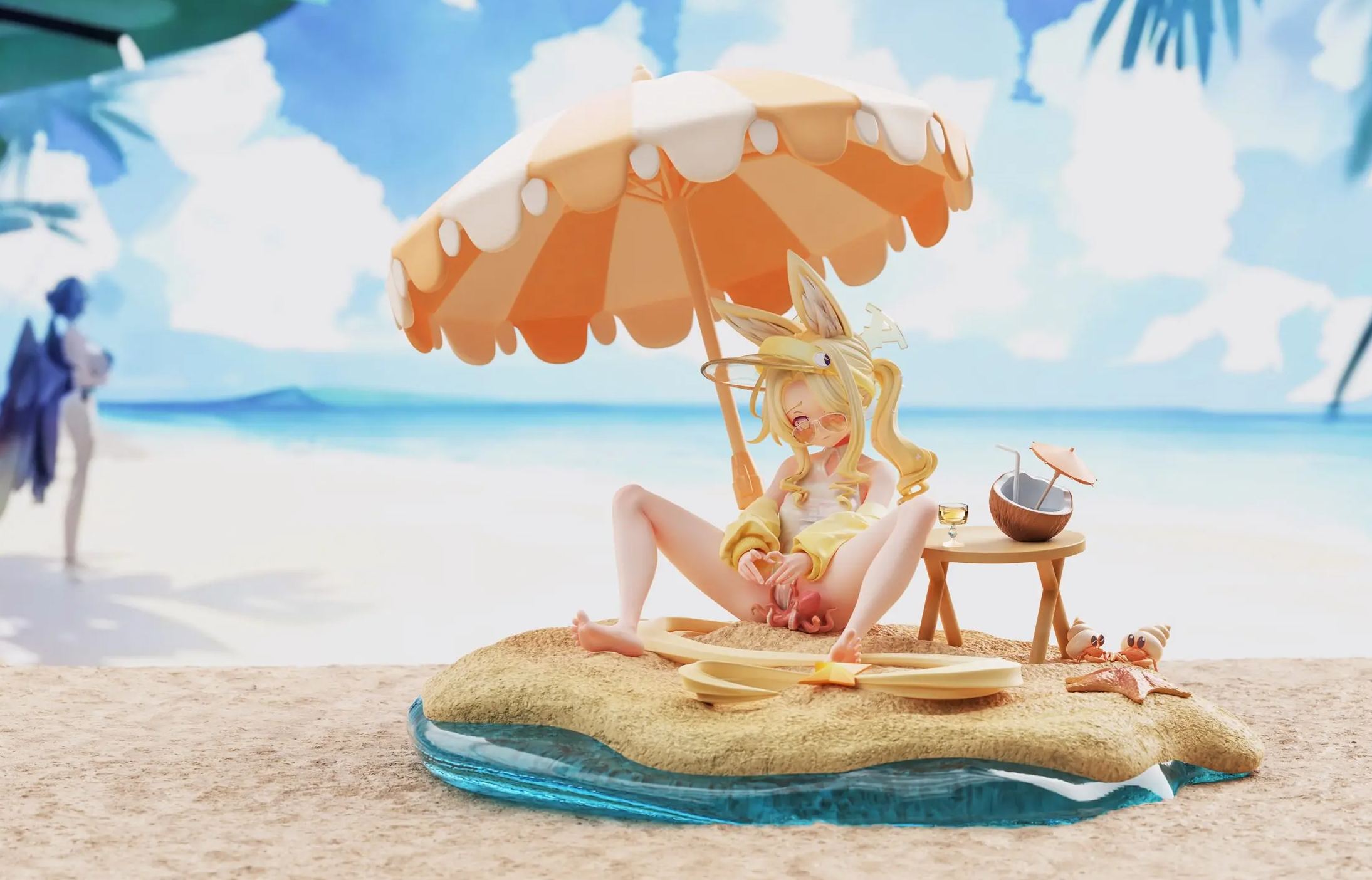 Ju Zi Miao Studio - Yurizono Seia Swimsuit Blue Archive Statue