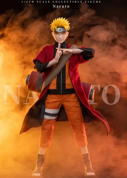 ROCKETTOYS Studio - Naruto Shippuden Naruto Uzumaki Sage Mode Ver. X Battle Damage Ver. 1/6 Action Figure Licensed