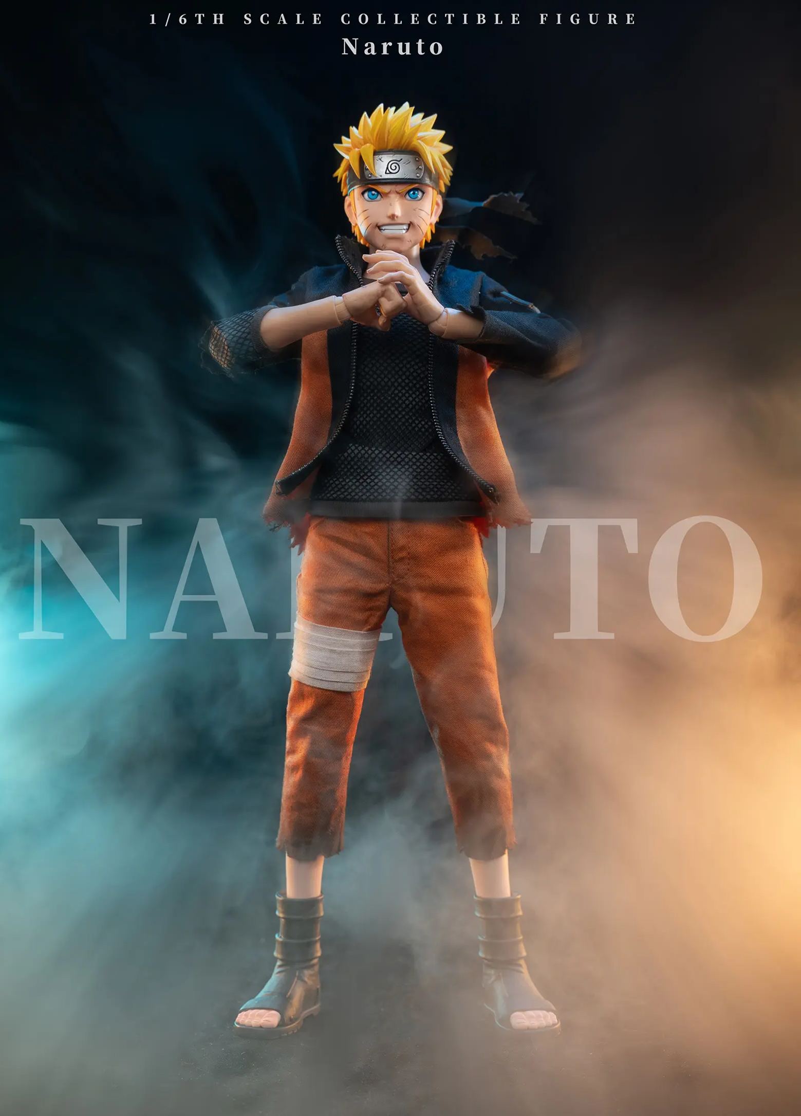 ROCKETTOYS Studio - Naruto Shippuden Naruto Uzumaki Sage Mode Ver. X Battle Damage Ver. 1/6 Action Figure Licensed