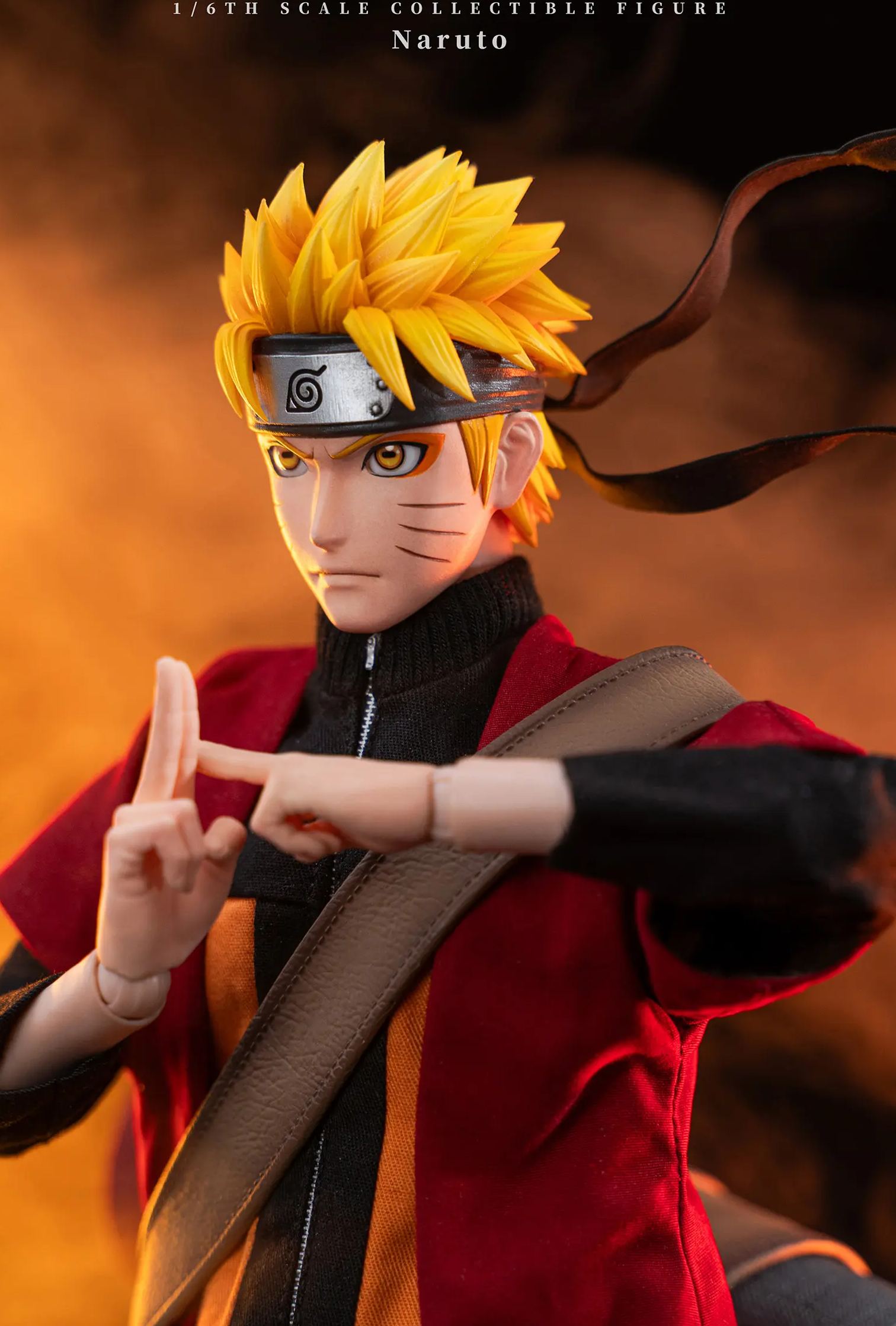 ROCKETTOYS Studio - Naruto Shippuden Naruto Uzumaki Sage Mode Ver. X Battle Damage Ver. 1/6 Action Figure Licensed