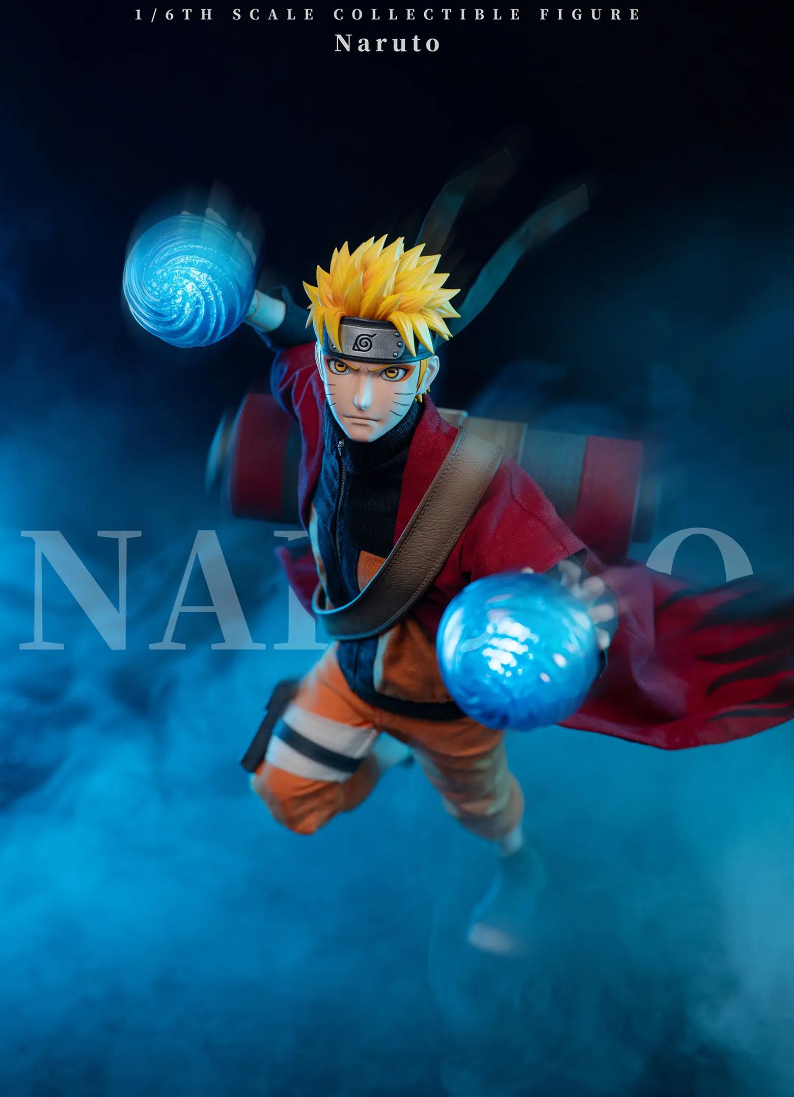 ROCKETTOYS Studio - Naruto Shippuden Naruto Uzumaki Sage Mode Ver. X Battle Damage Ver. 1/6 Action Figure Licensed