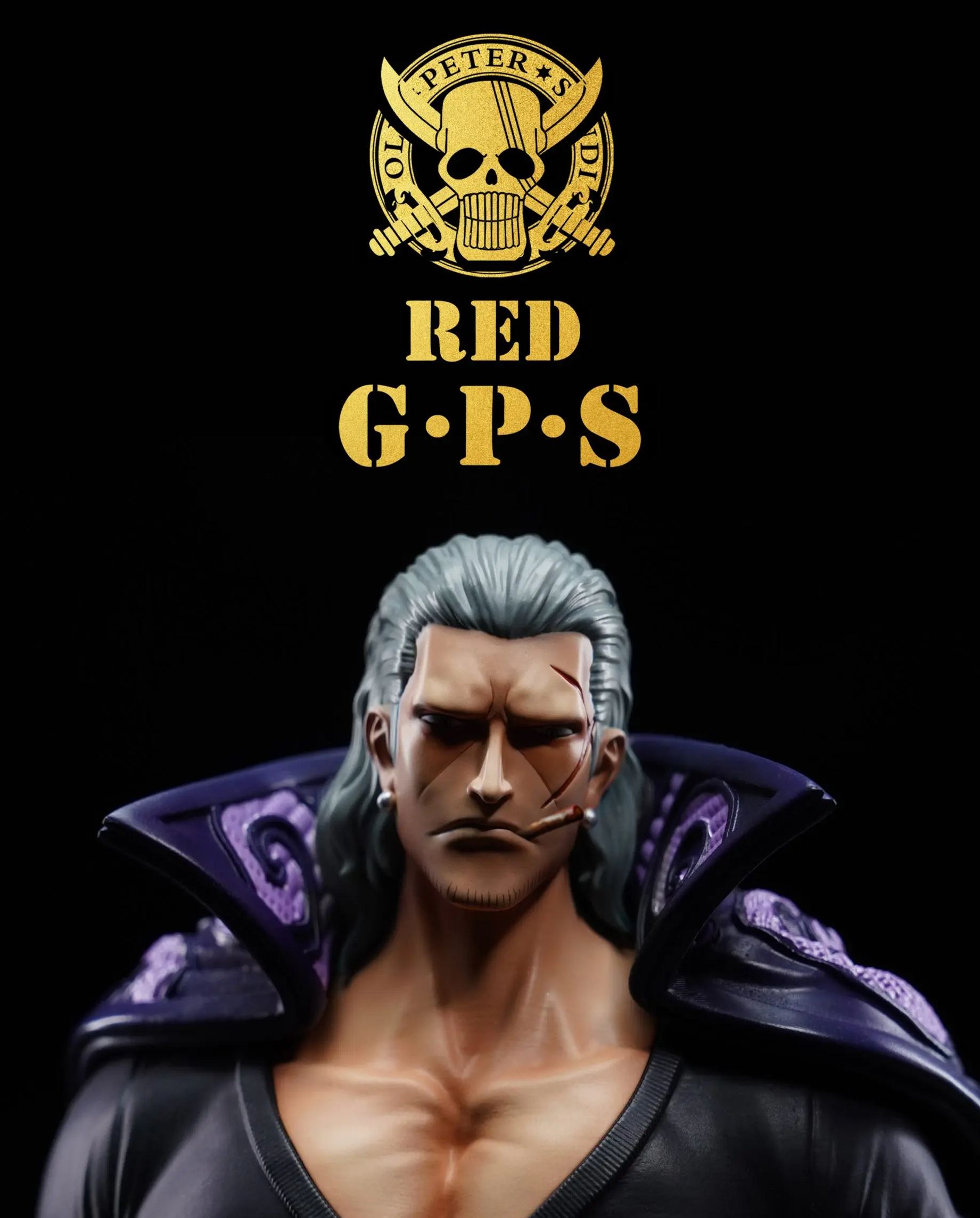 Gold Peter Studio - Benn Beckman Red Hair Pirates One Piece Statue 